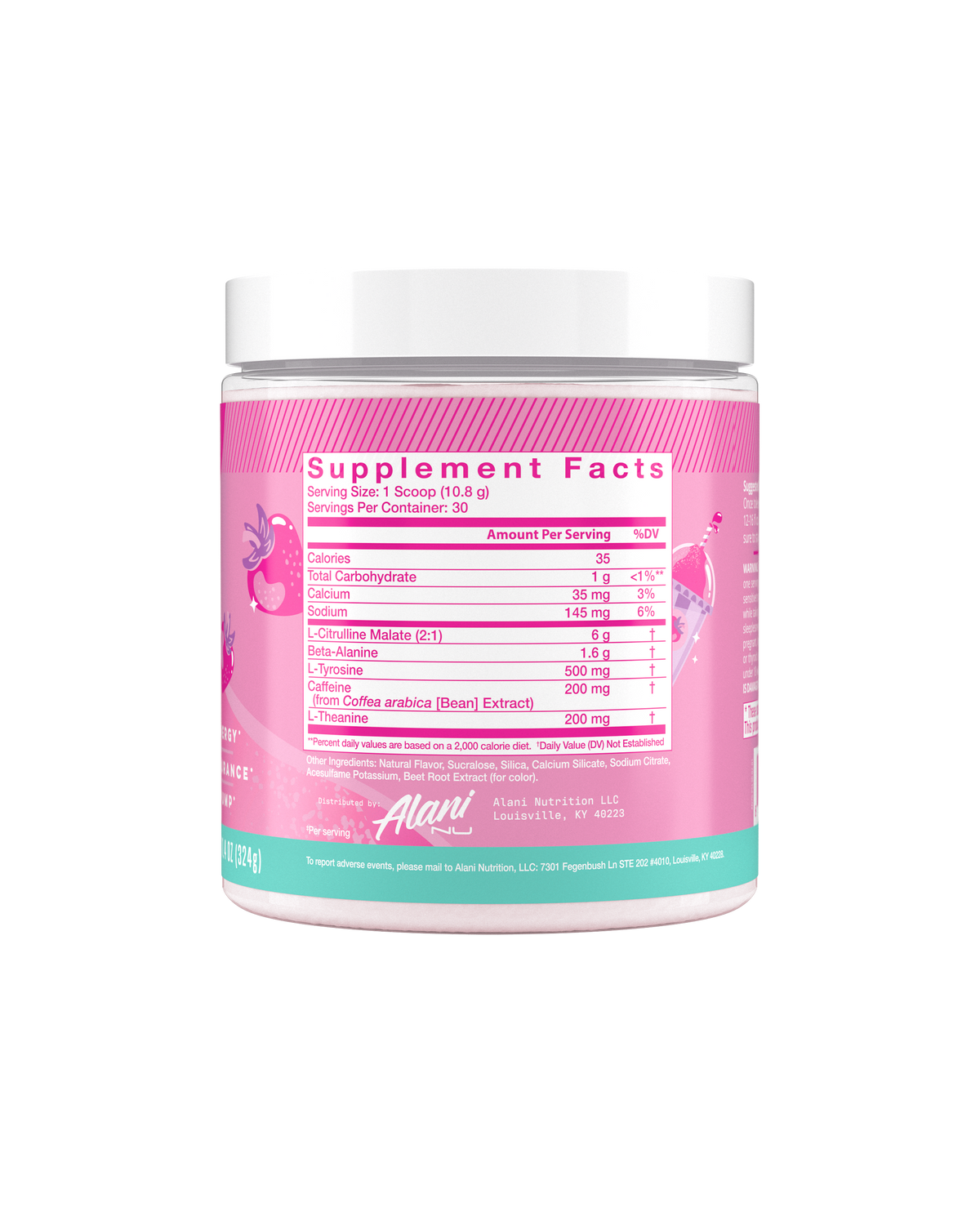 Alani Nu Pre-Workout - Pink Slush B0 - image 2