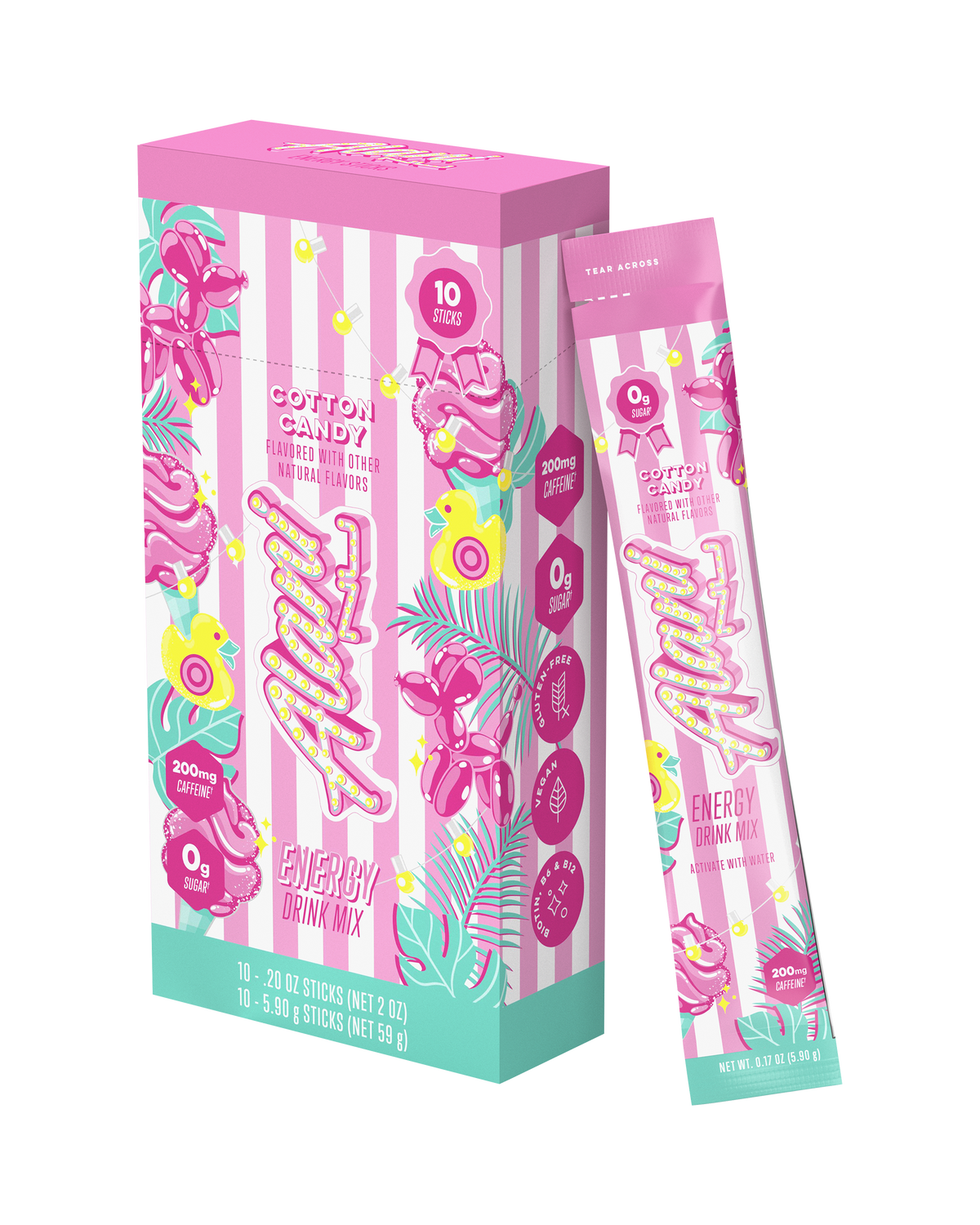Alani Nu Energy Sticks - Cotton Candy N6 - image 2