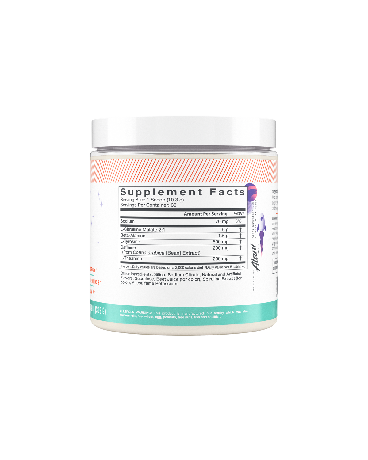 Alani Nu Pre-Workout - Galaxy Lemonade R0 - image 3