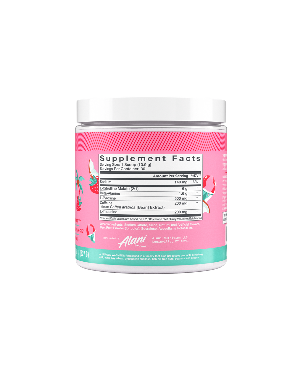 Alani Nu Pre-Workout - Hawaiian Shaved Ice T2 - image 3
