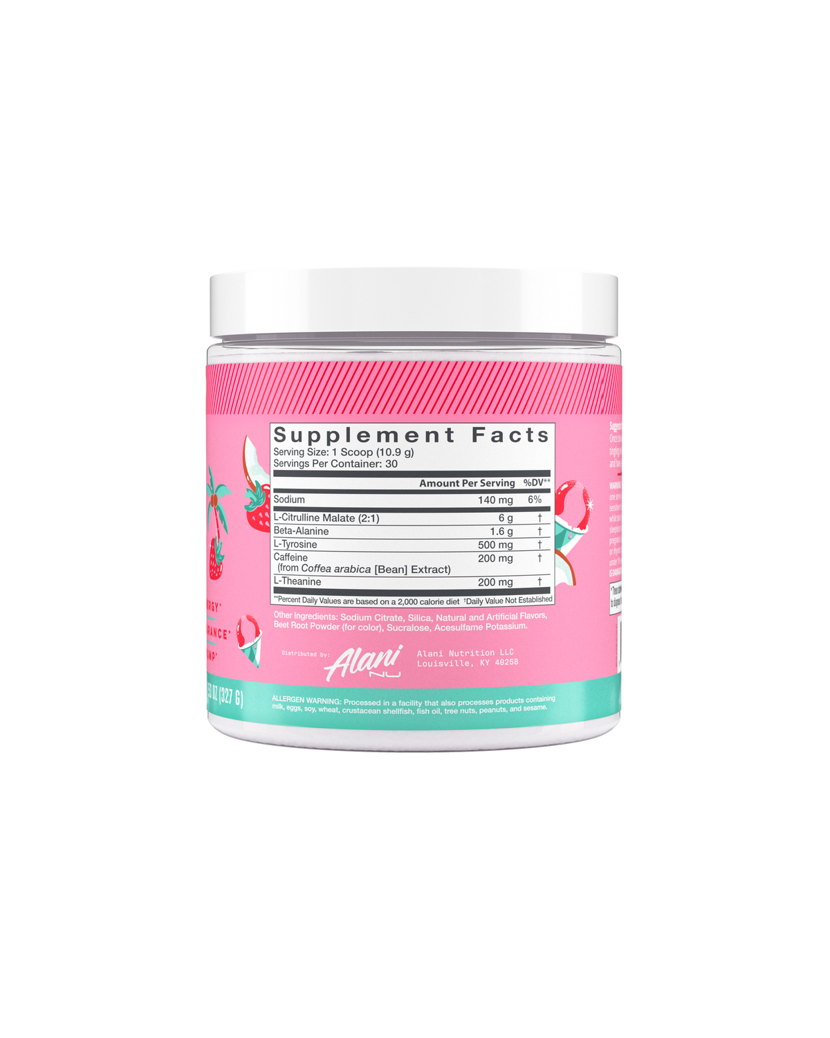 Alani Nu Pre-Workout - Hawaiian Shaved Ice T2 - image 3