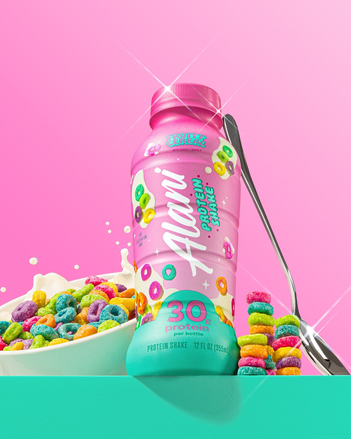 Alani Nu 30g protein shake - fruity cereal R9 - image 3