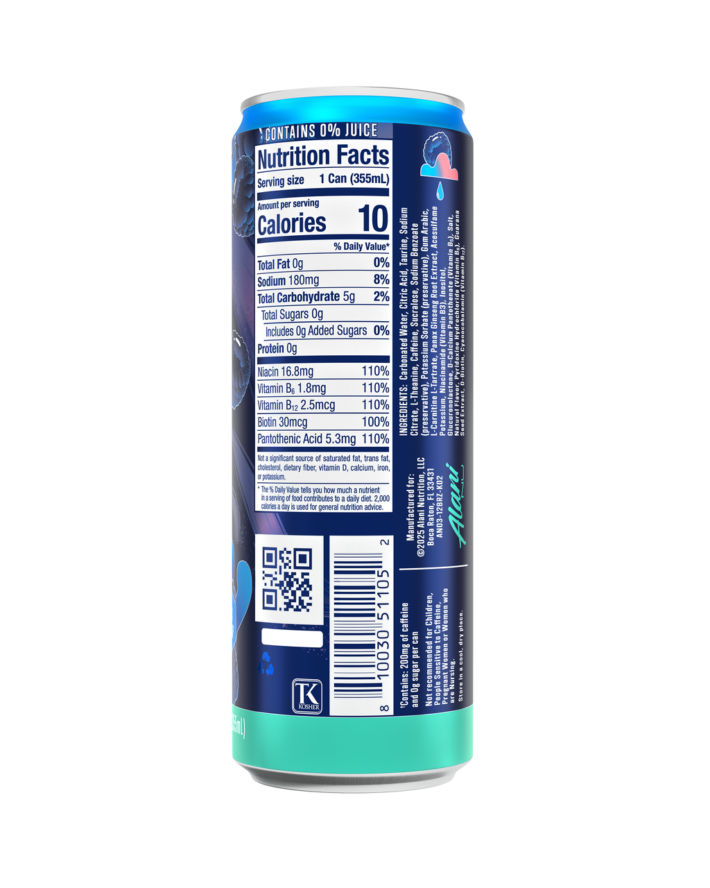 Alani Nu Energy Drink - Breezeberry I1 - image 3