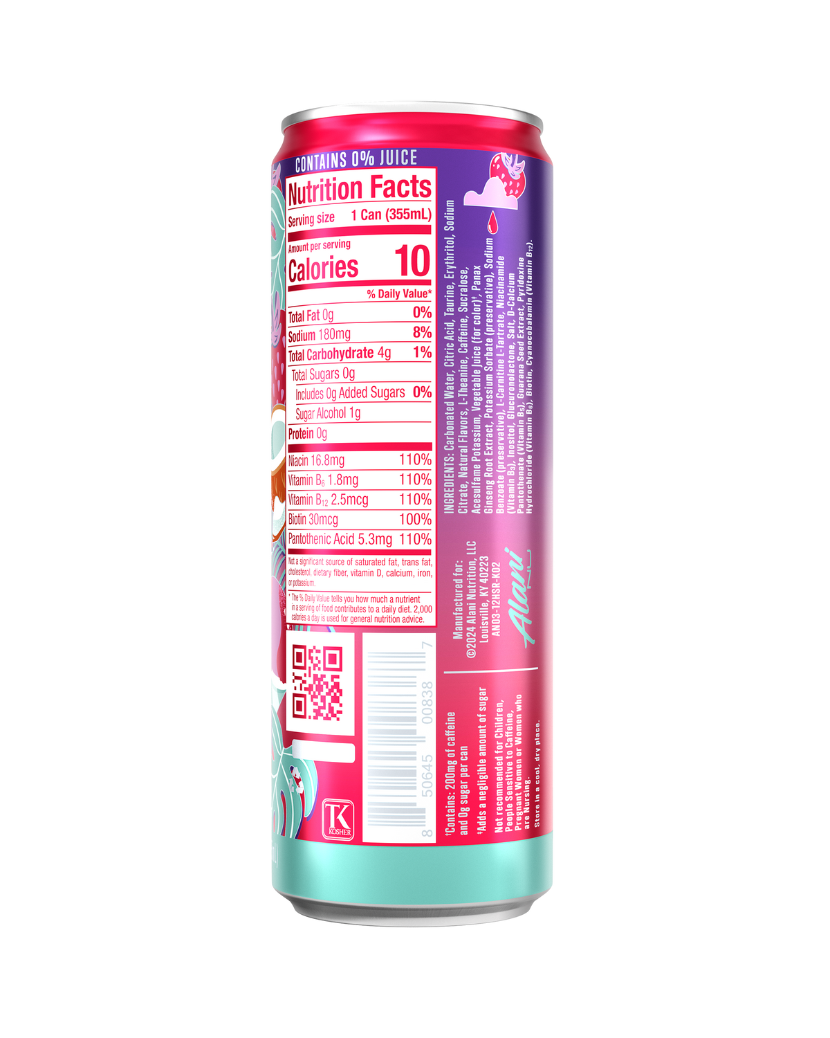 Alani Nu Energy Drink - Hawaiian Shaved Ice G6 - image 3