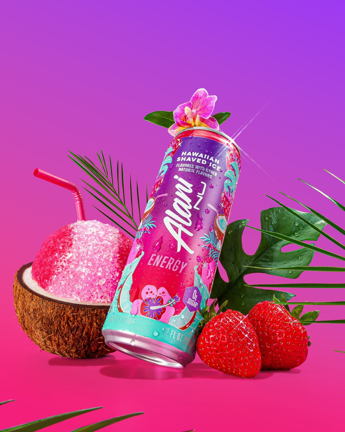 Alani Nu Energy Drink - Hawaiian Shaved Ice G6 - image 4