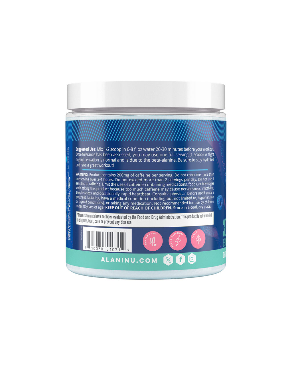 Alani Nu Pre-Workout - Breezeberry X4 - image 3