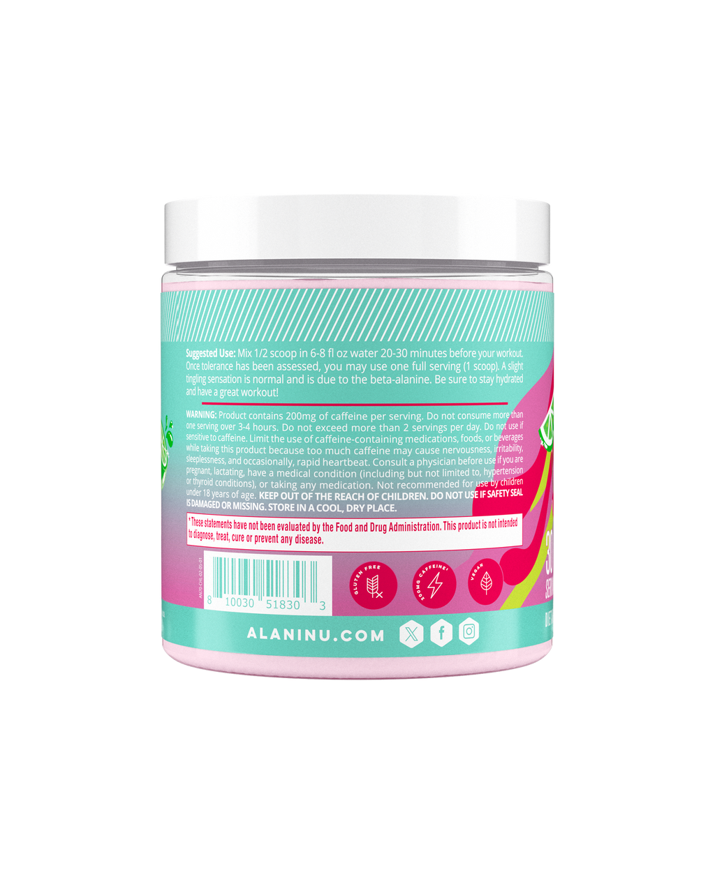 Alani Nu Pre-Workout - Cherry Twist V3 - image 3