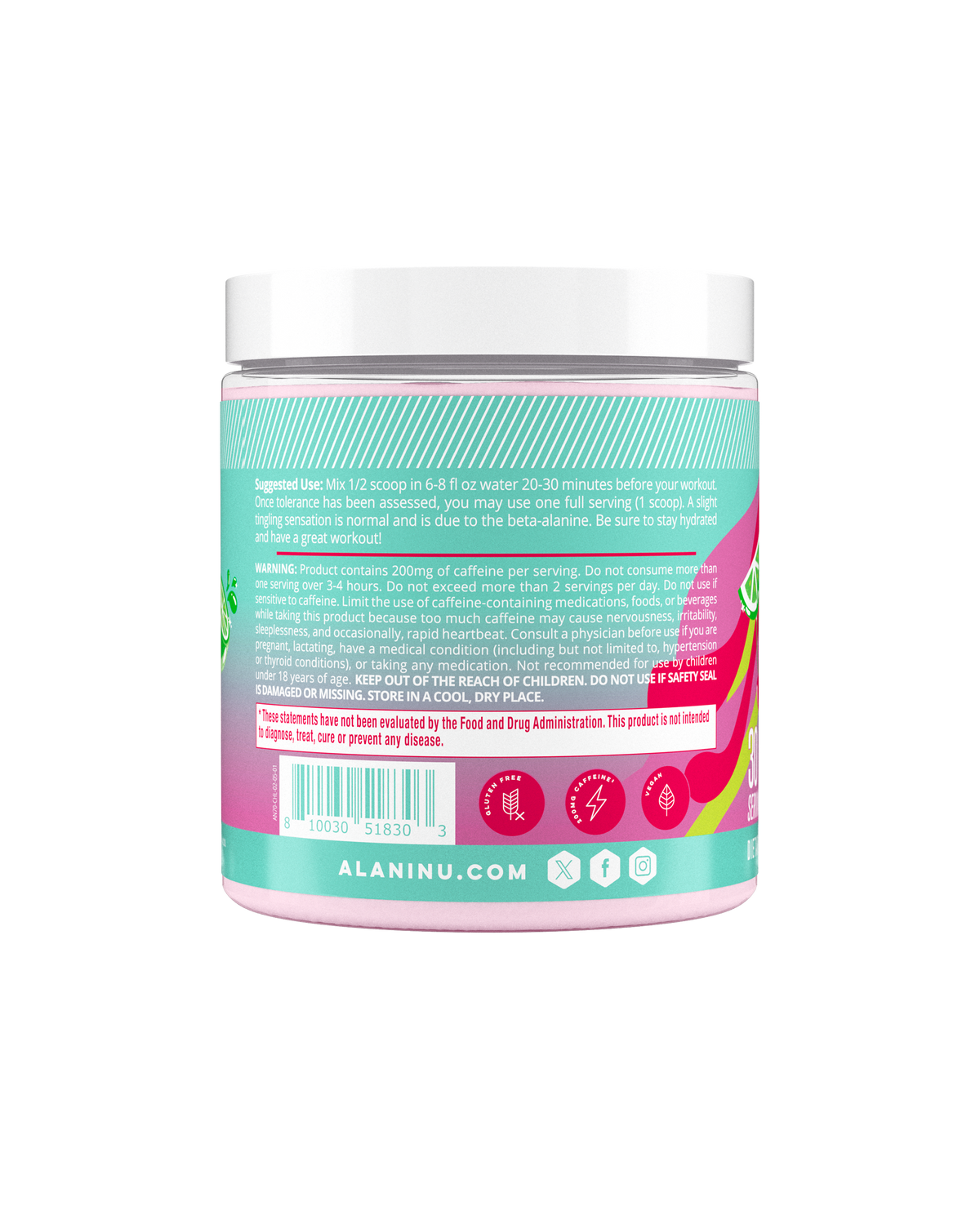 Alani Nu Pre-Workout - Cherry Twist V3 - image 3