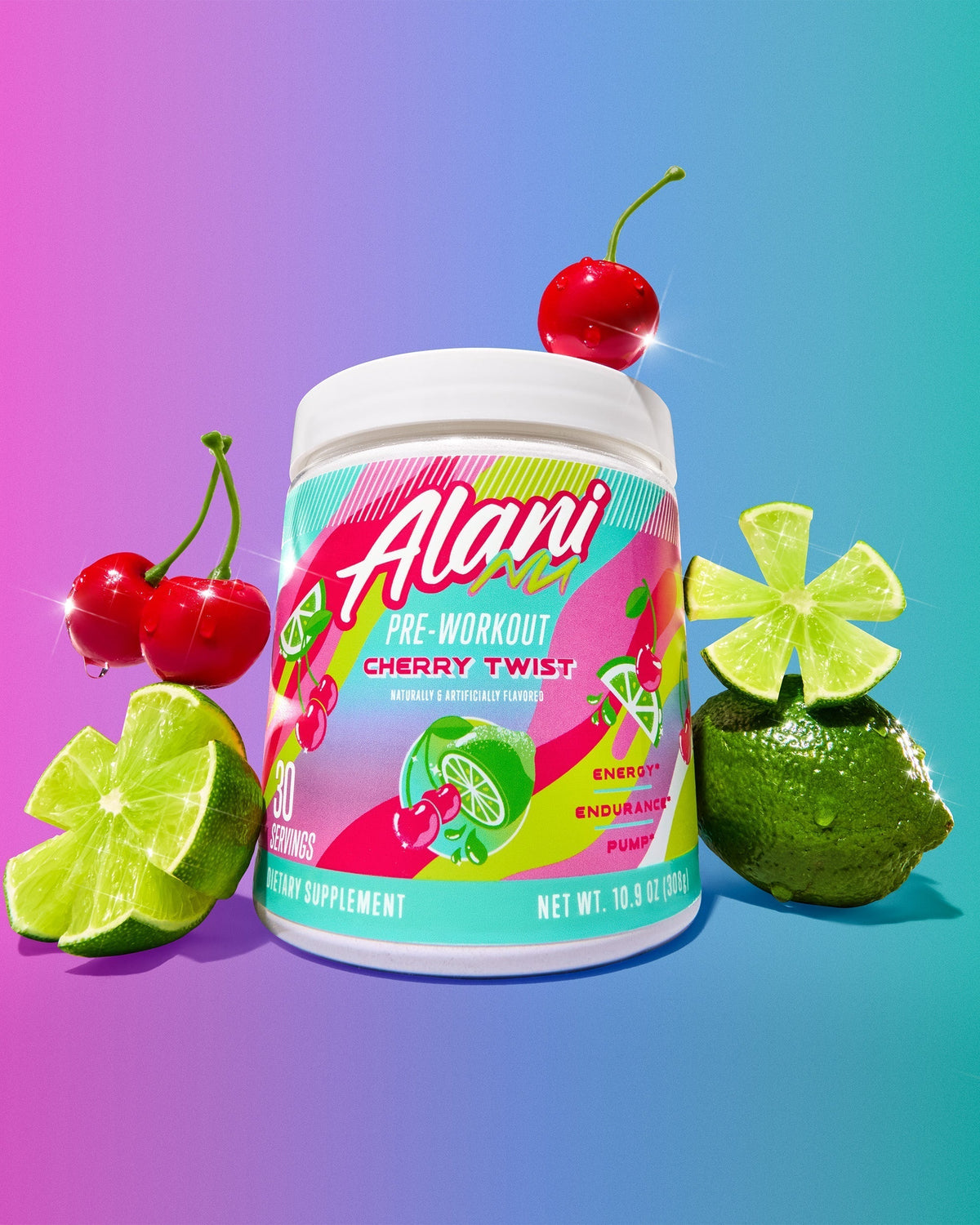 Alani Nu Pre-Workout - Cherry Twist V3 - image 4