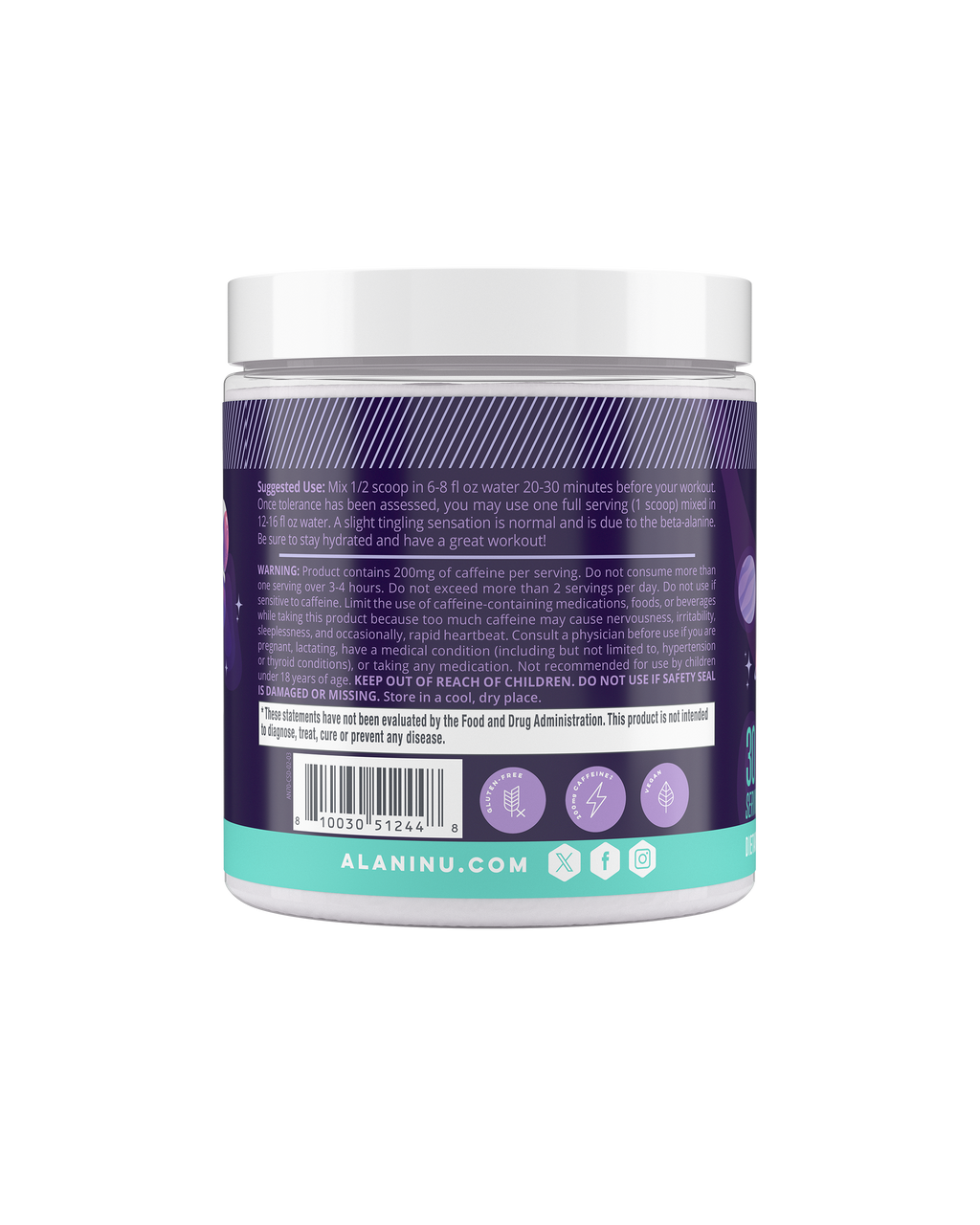 Alani Nu Pre-Workout - Cosmic Stardust H2 - image 3