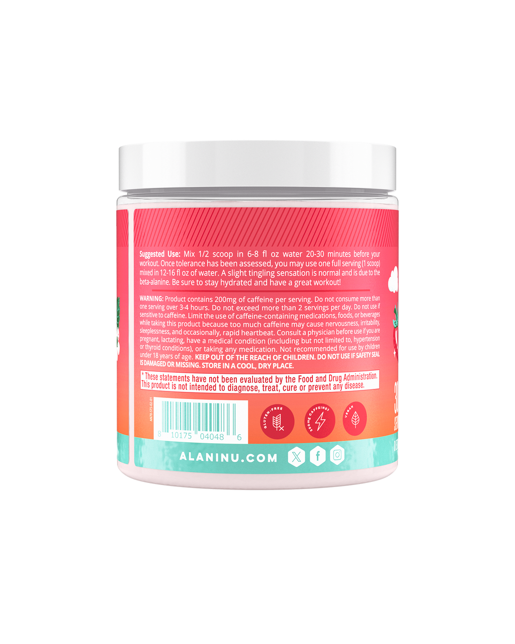 Alani Nu Pre-Workout - Strawberry Sunrise Z3 - image 3