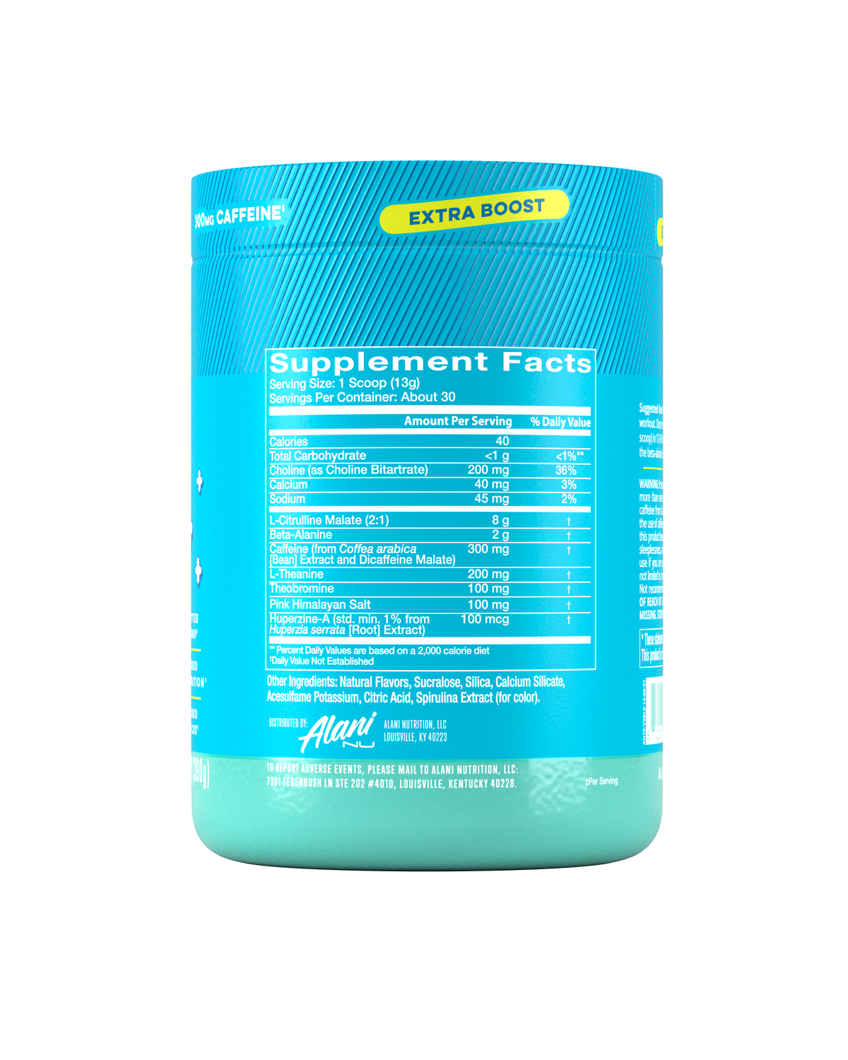 Alani Nu Pre-Workout+ - Blue Slush N0 - image 2