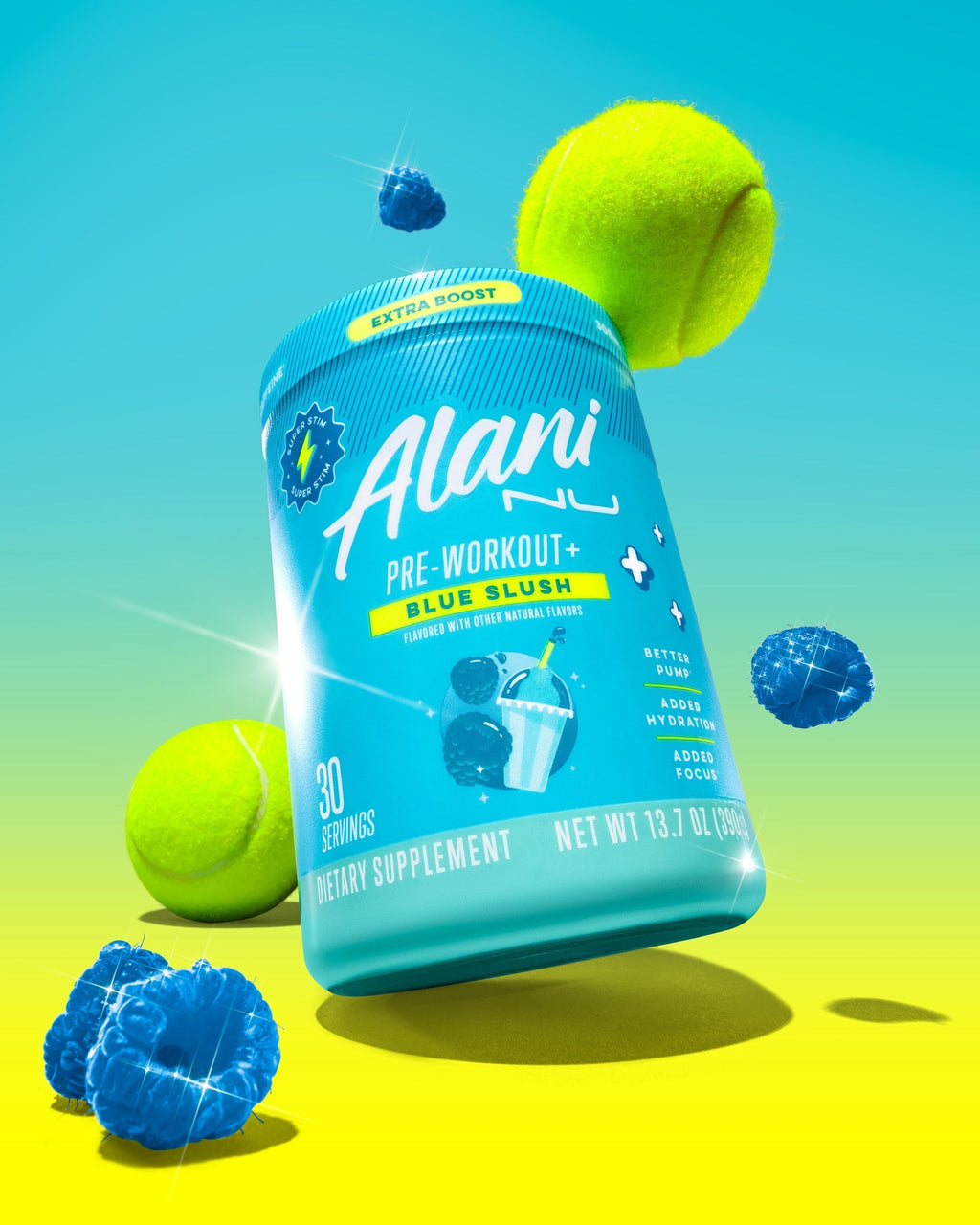 Alani Nu Pre-Workout+ - Blue Slush N0 - image 4