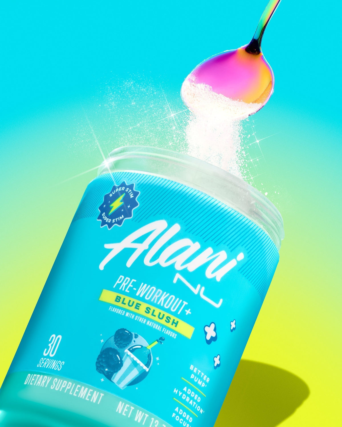 Alani Nu Pre-Workout+ - Blue Slush N0 - image 5
