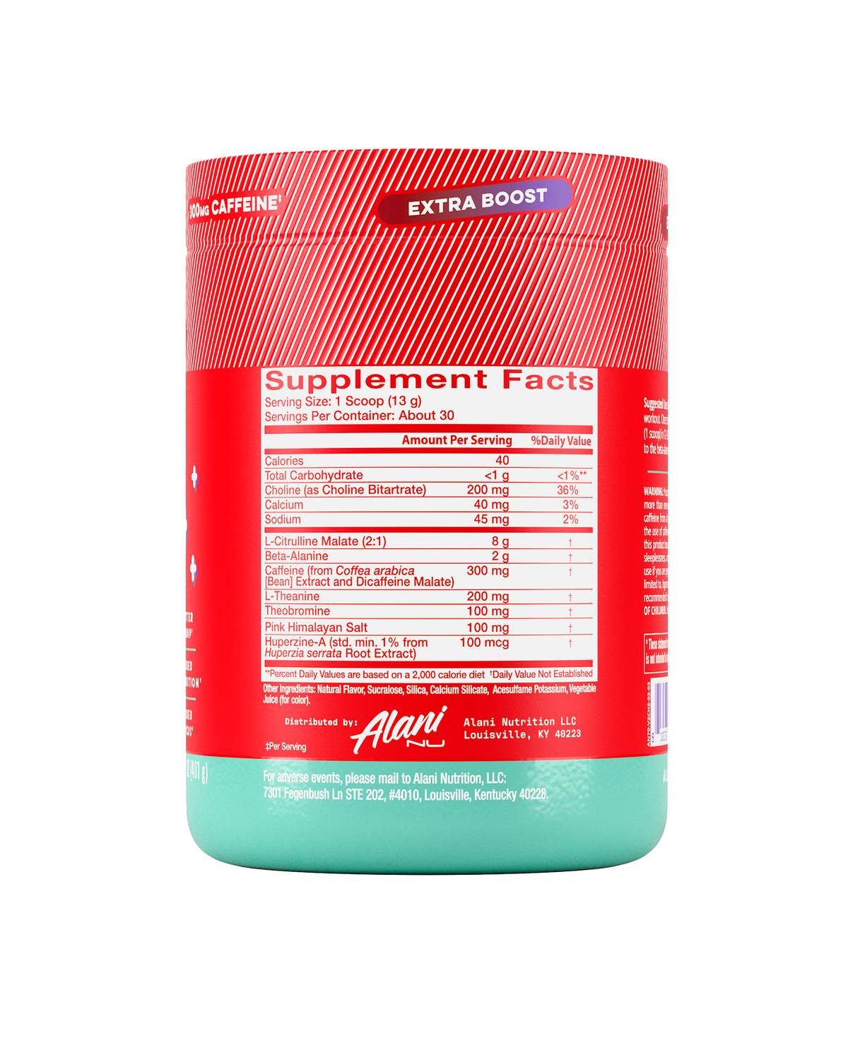 Alani Nu Pre-Workout+ - Cherry Slush U9 - image 2