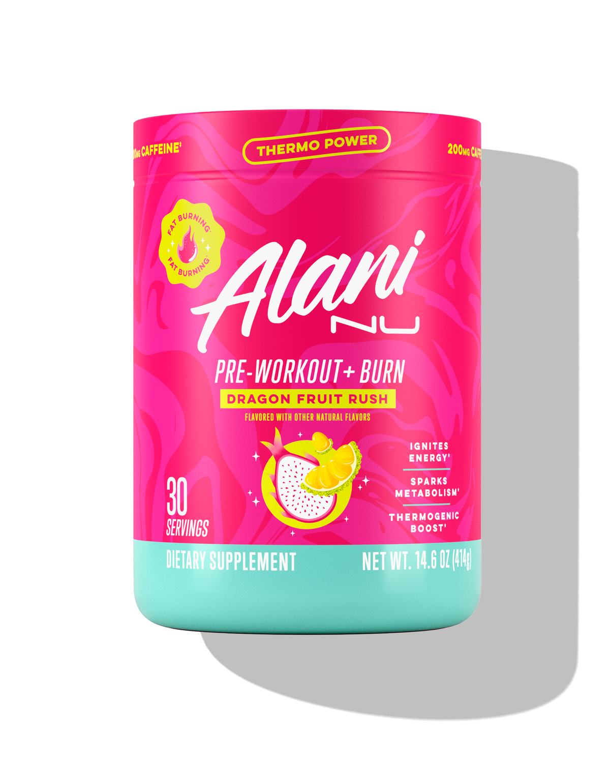 Alani Nu Pre-Workout+ Burn - Dragon Fruit Rush V8 - image 1