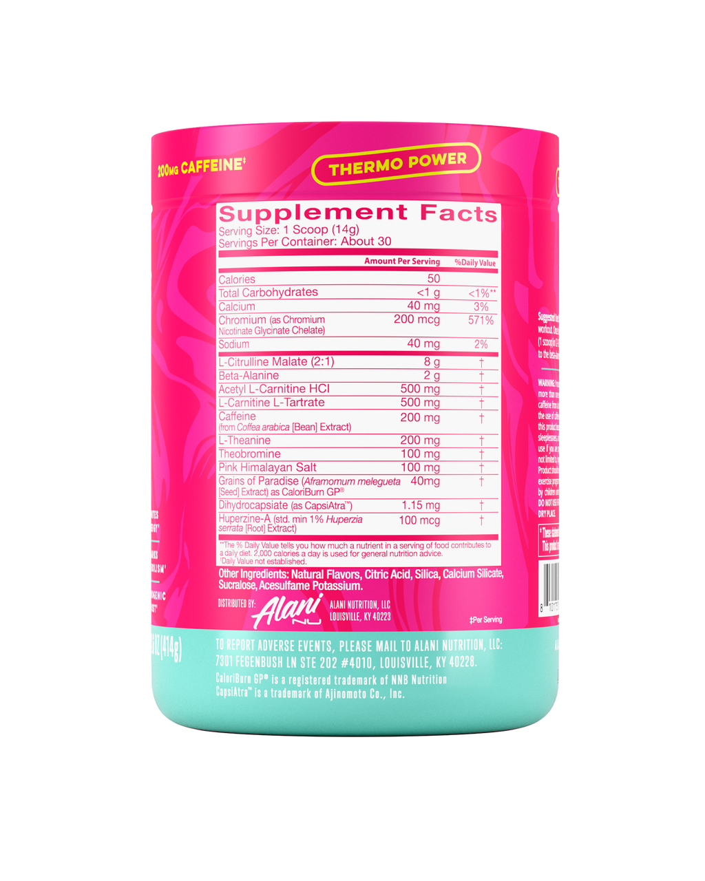 Alani Nu Pre-Workout+ Burn - Dragon Fruit Rush V8 - image 2
