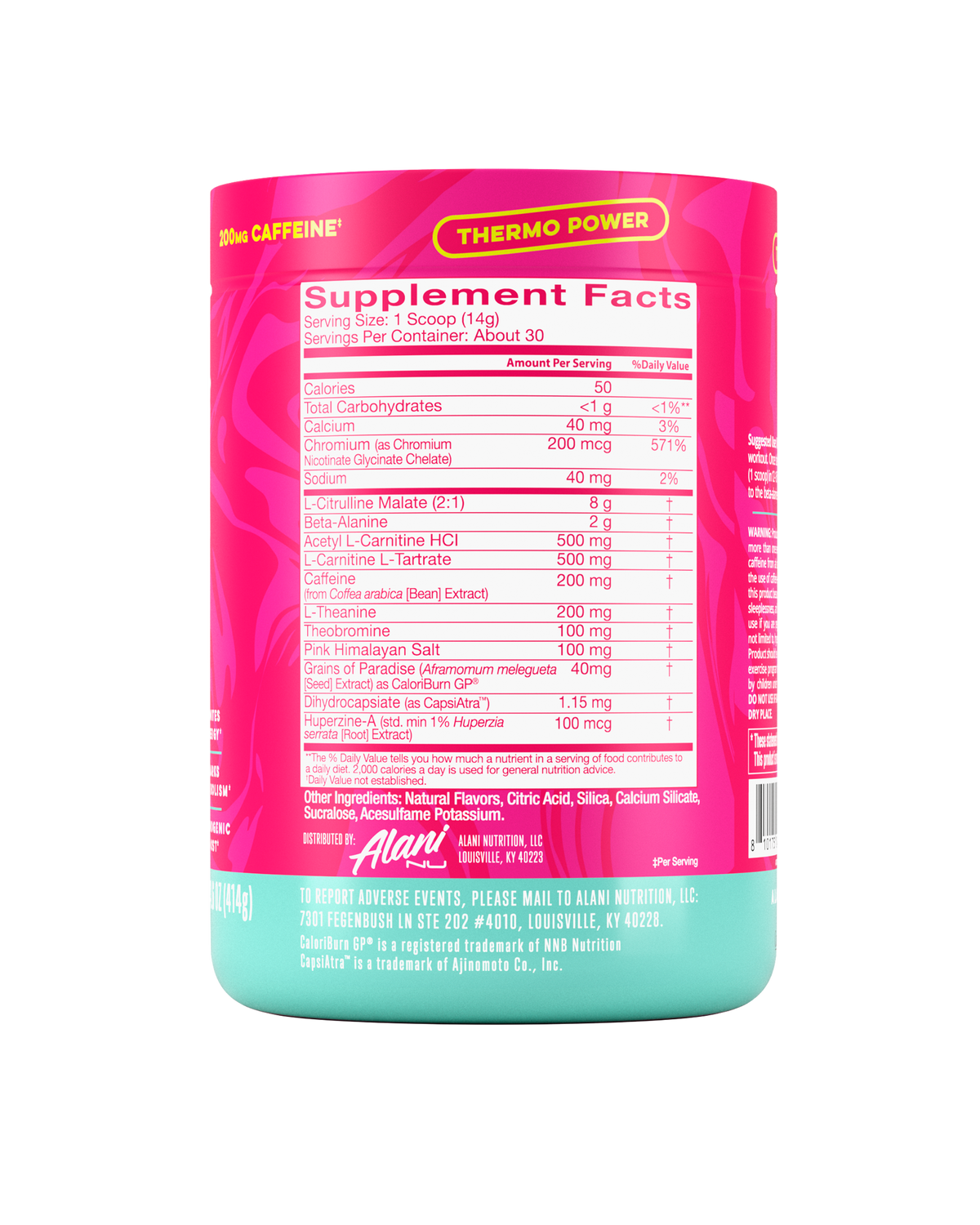 Alani Nu Pre-Workout+ Burn - Dragon Fruit Rush V8 - image 2
