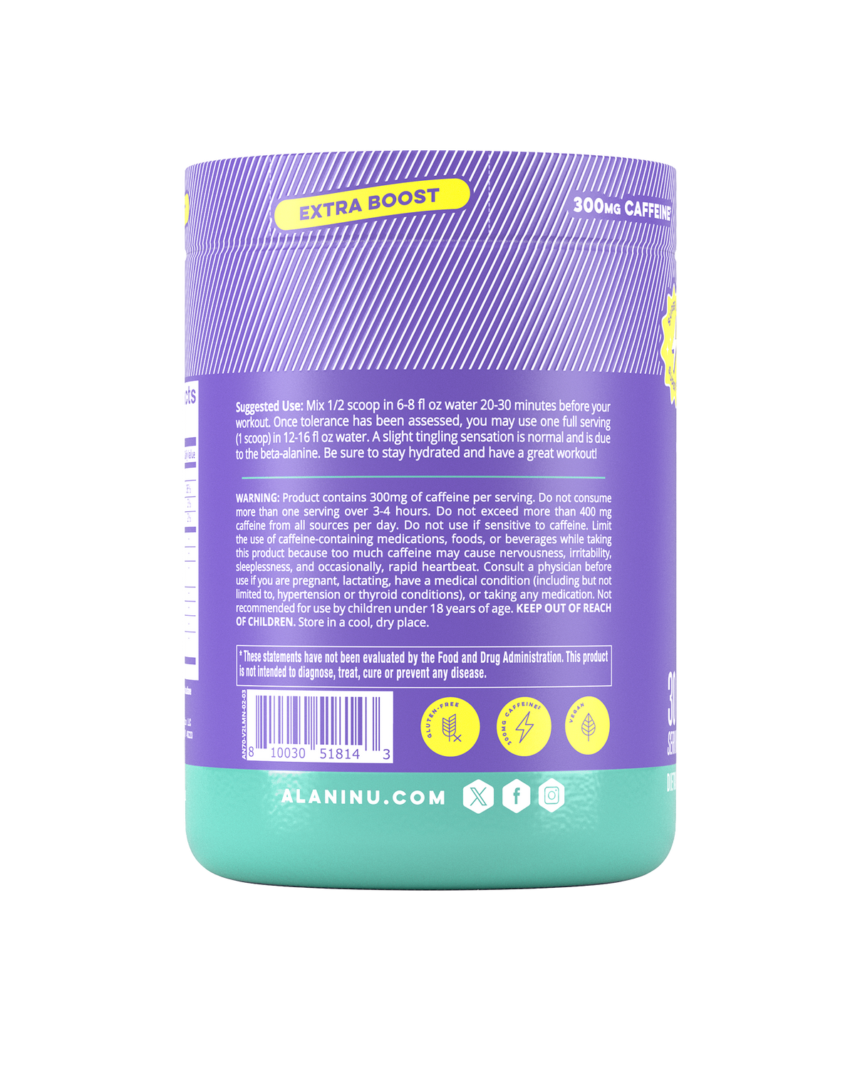 Alani Nu Pre-Workout+ - Frozen Lemonade V0 - image 3