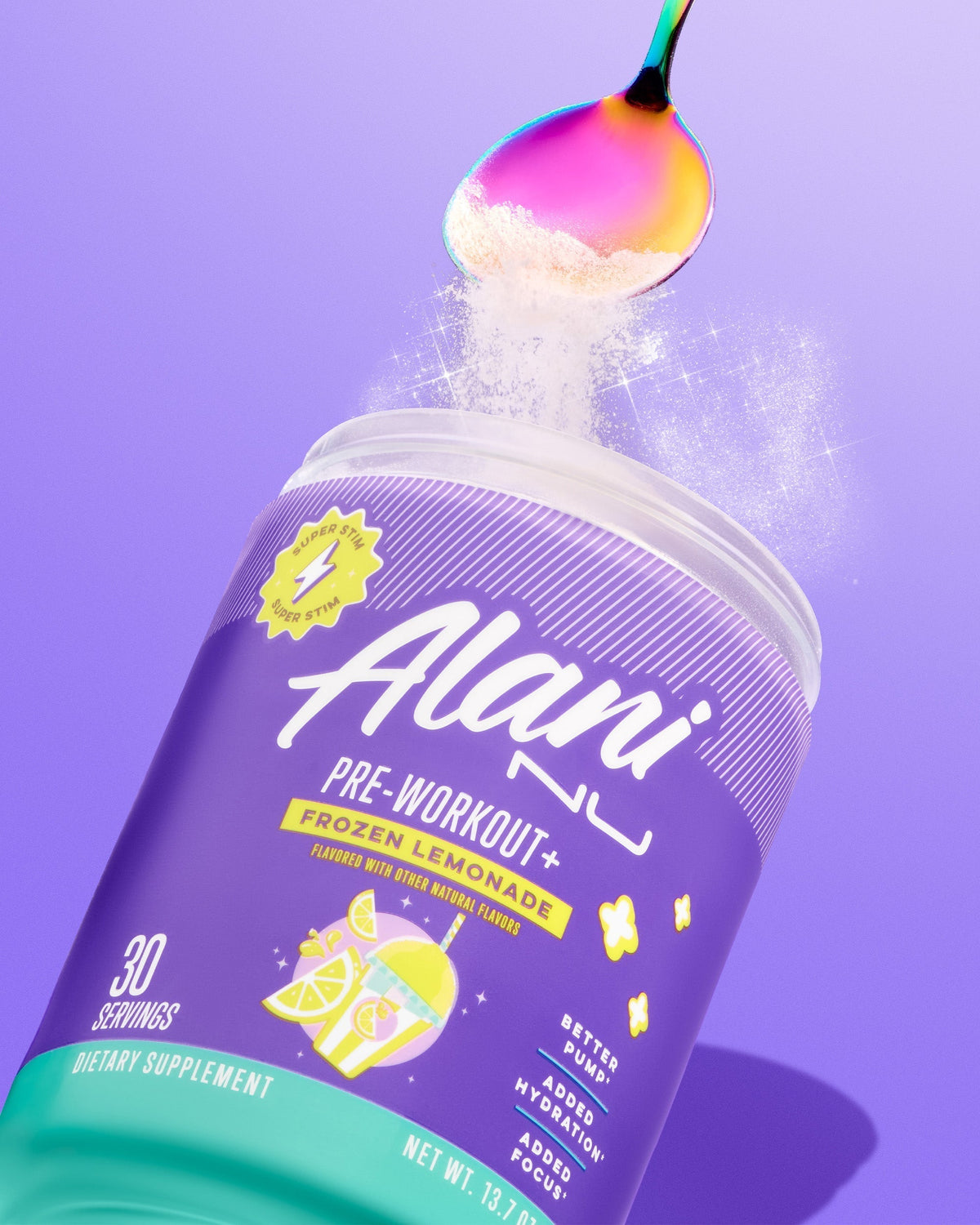 Alani Nu Pre-Workout+ - Frozen Lemonade V0 - image 5