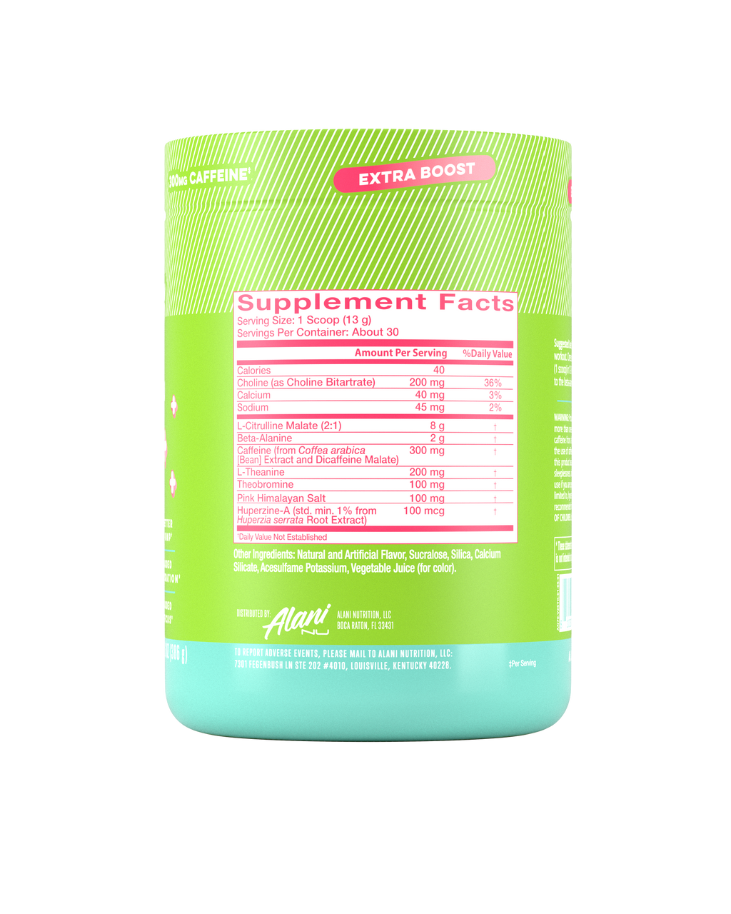Alani Nu Pre-Workout+ - Kiwiberry Q6 - image 2