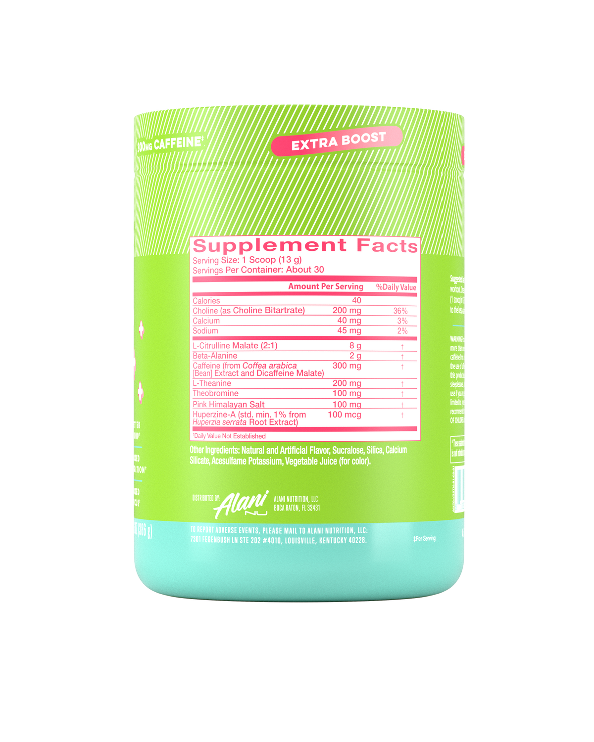 Alani Nu Pre-Workout+ - Kiwiberry Q6 - image 2
