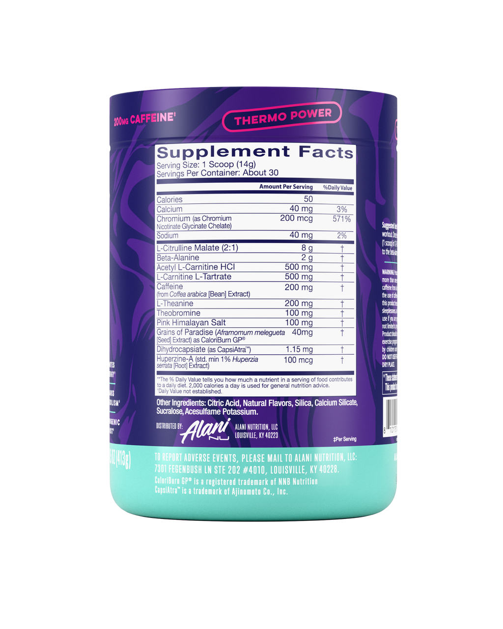Alani Nu Pre-Workout+ Burn - Melonberry Blast X4 - image 2