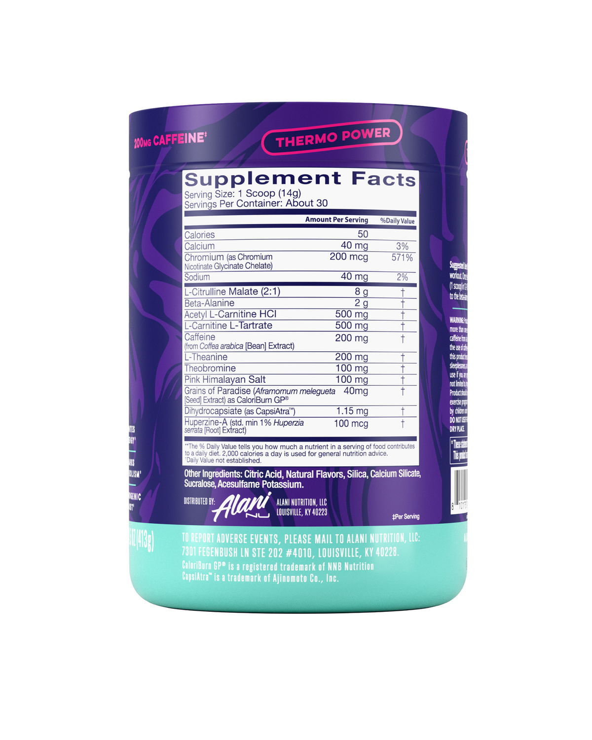 Alani Nu Pre-Workout+ Burn - Melonberry Blast X4 - image 2