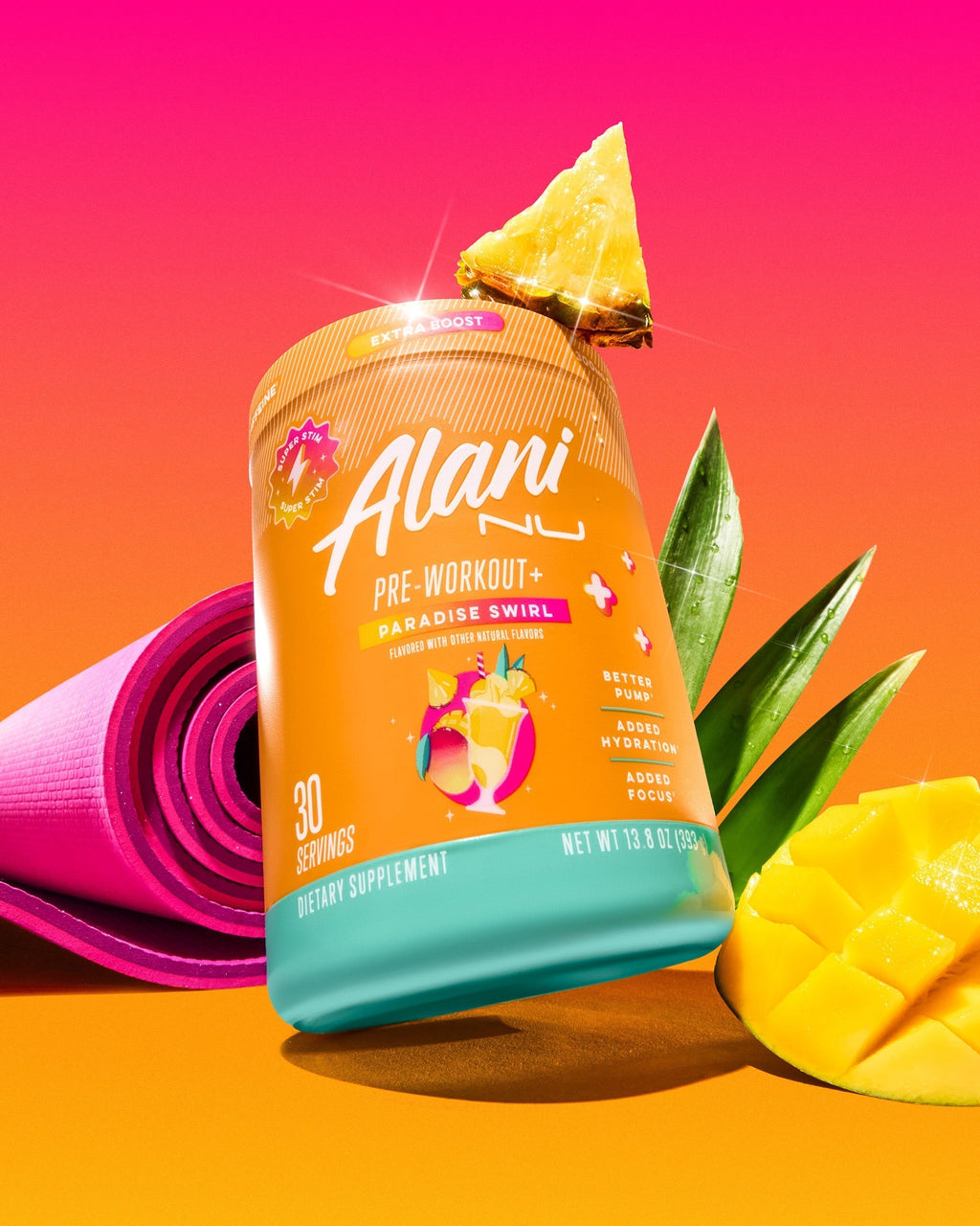 Alani Nu Pre-Workout+ - Paradise Swirl V3 - image 4