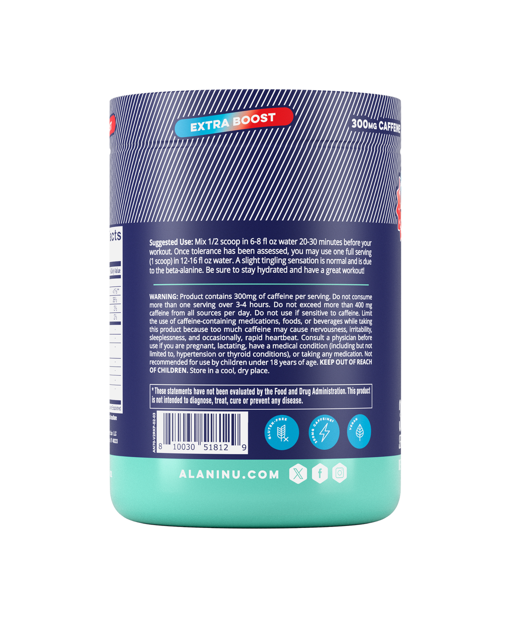 Alani Nu Pre-Workout+ - Rocket Pop C9 - image 3