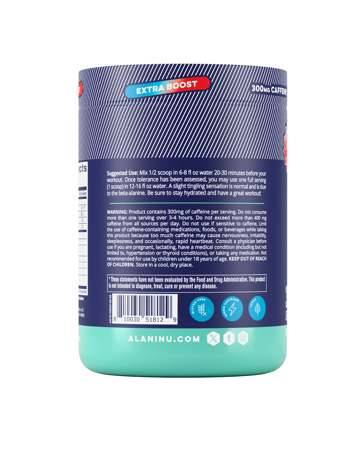 Alani Nu Pre-Workout+ - Rocket Pop C9 - image 3