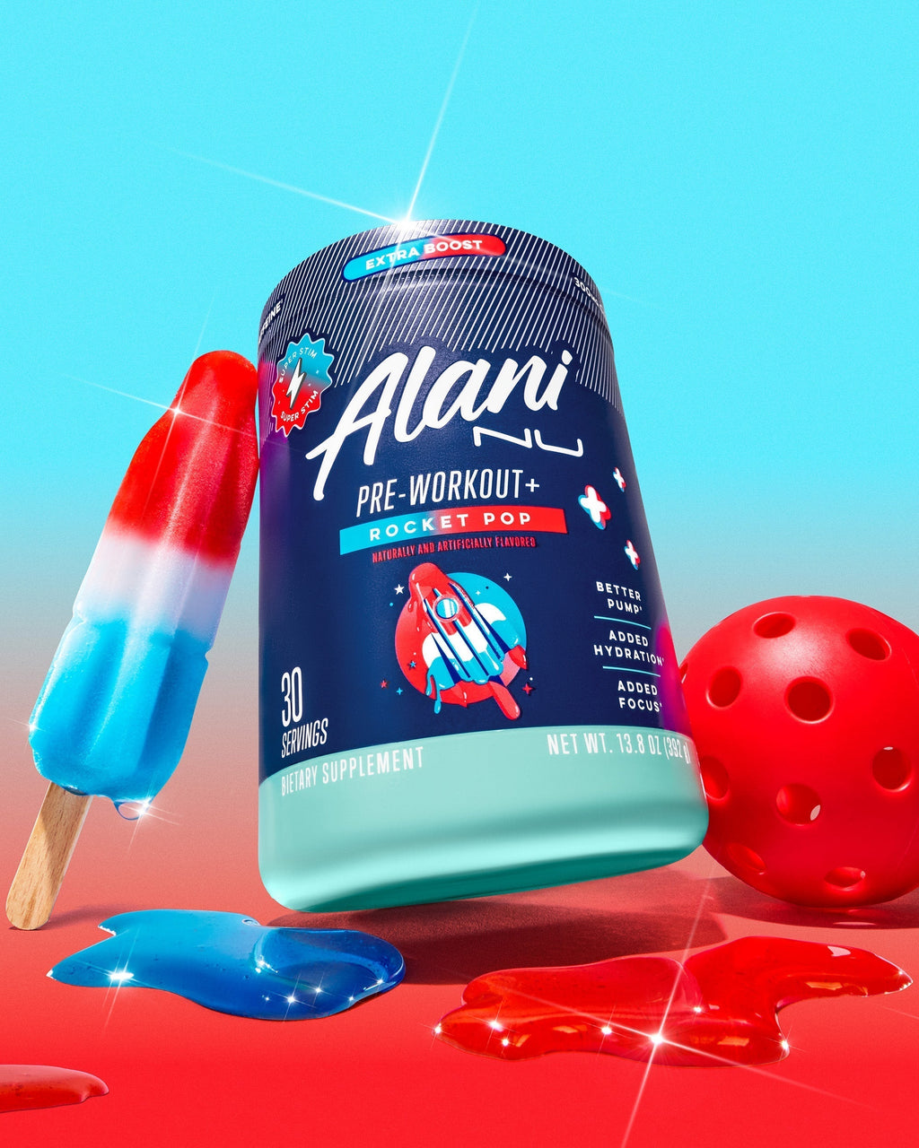 Alani Nu Pre-Workout+ - Rocket Pop C9 - image 4