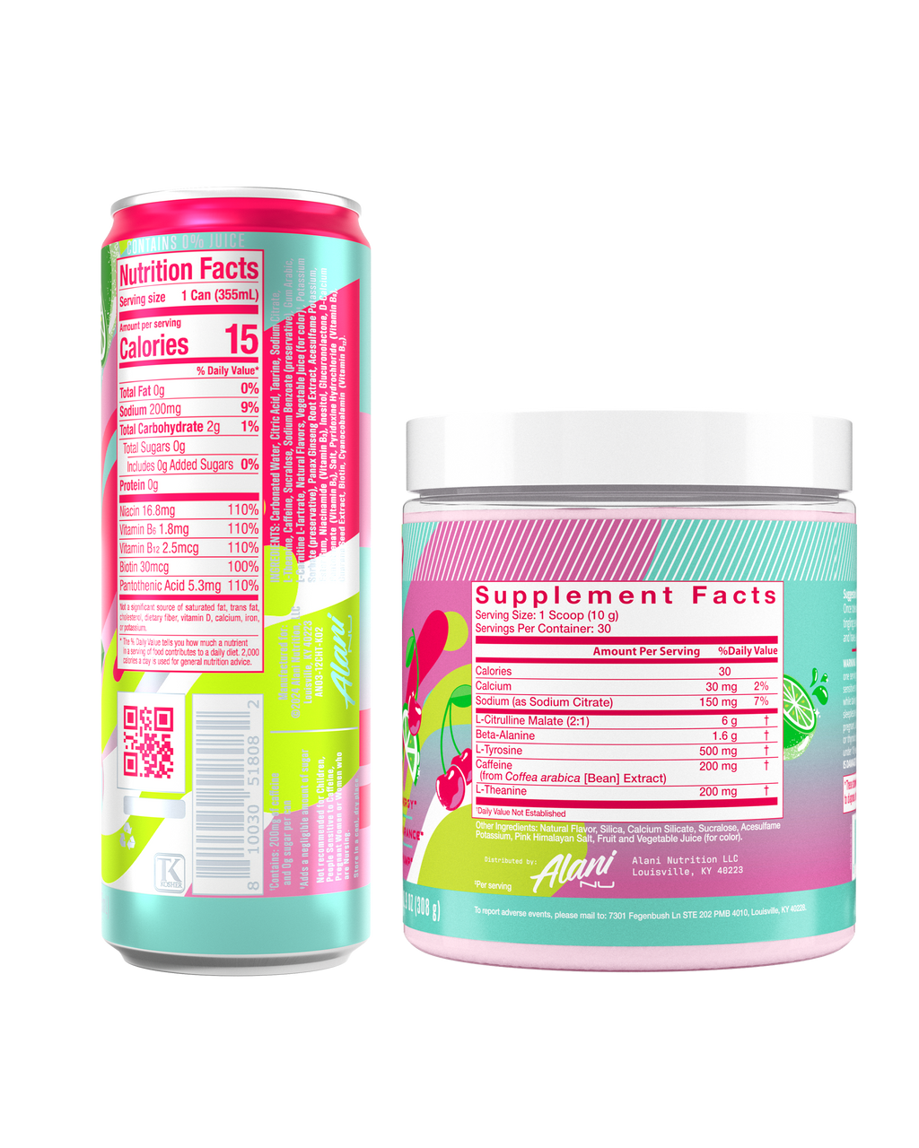 Alani Nu Energy Drink & Pre-Workout - Cherry Twist K4 - image 3