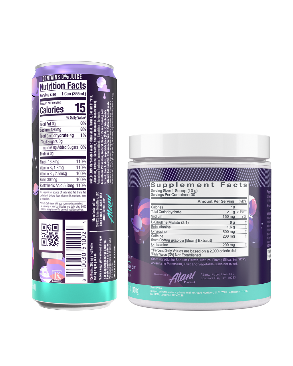 Alani Nu Energy Drink & Pre-Workout - Cosmic Stardust R9 - image 2