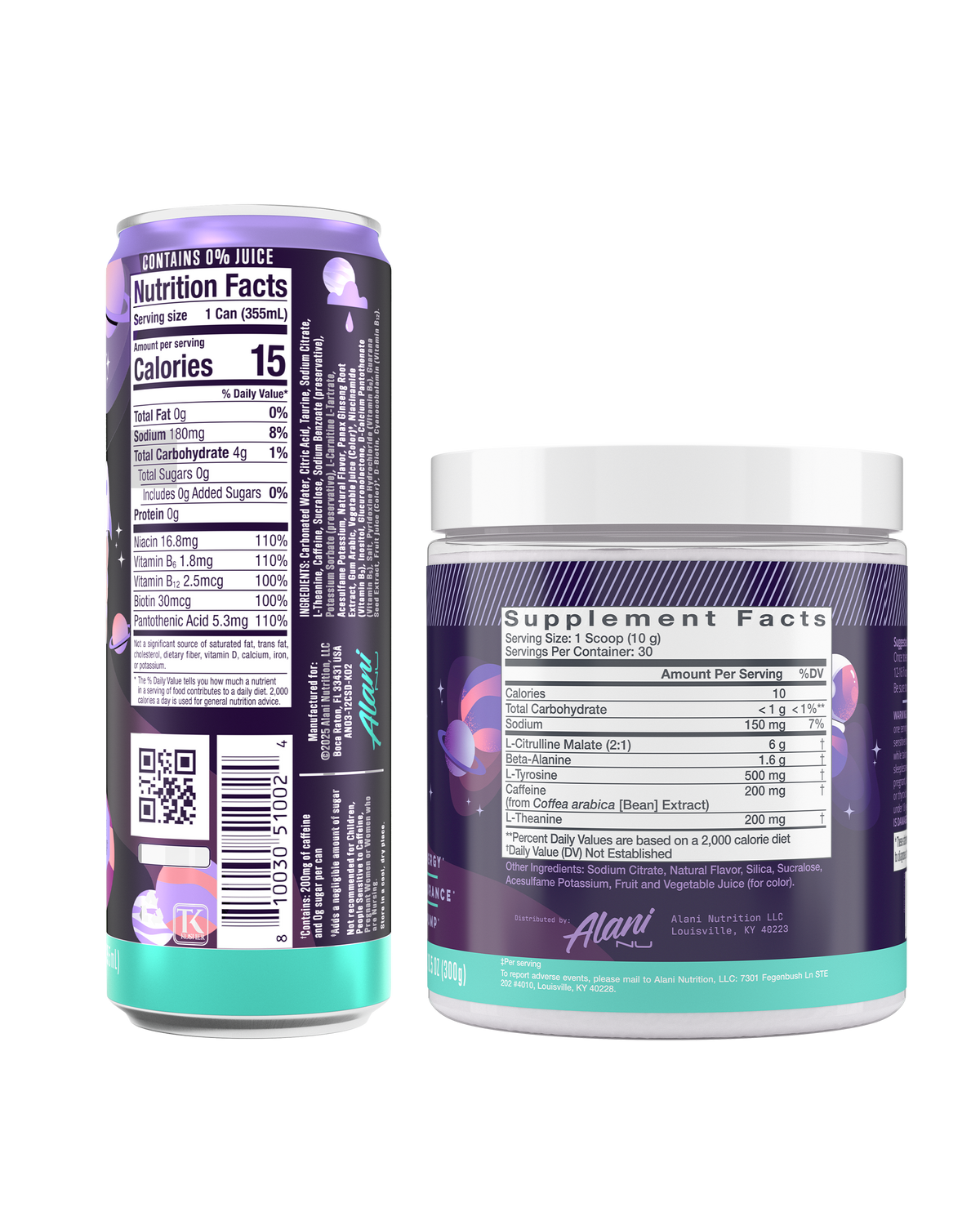Alani Nu Energy Drink & Pre-Workout - Cosmic Stardust R9 - image 2