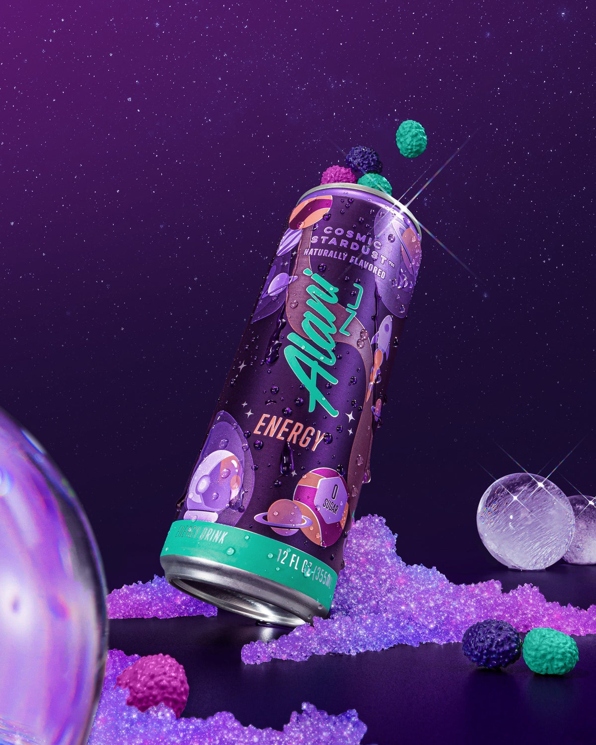 Alani Nu Energy Drink & Pre-Workout - Cosmic Stardust R9 - image 4