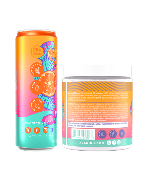 Alani Nu Energy Drink & Pre-Workout - Orange Kiss F7 - image 2