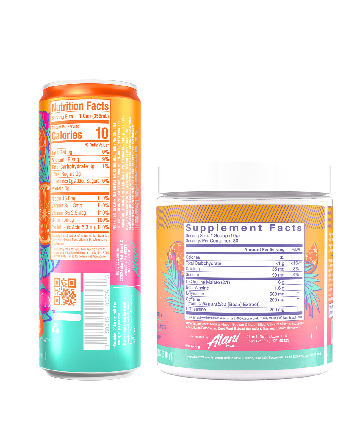Alani Nu Energy Drink & Pre-Workout - Orange Kiss F7 - image 3