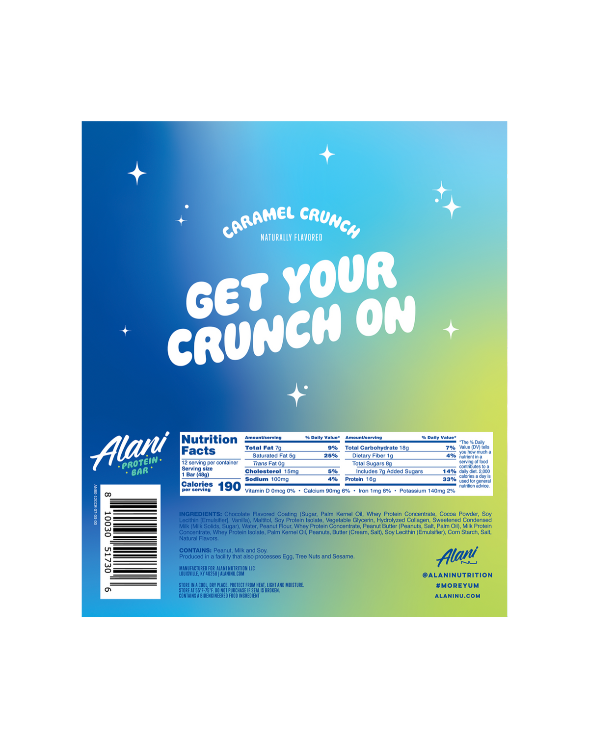 Alani Nu Protein Bar - Caramel Crunch Z5 - image 3