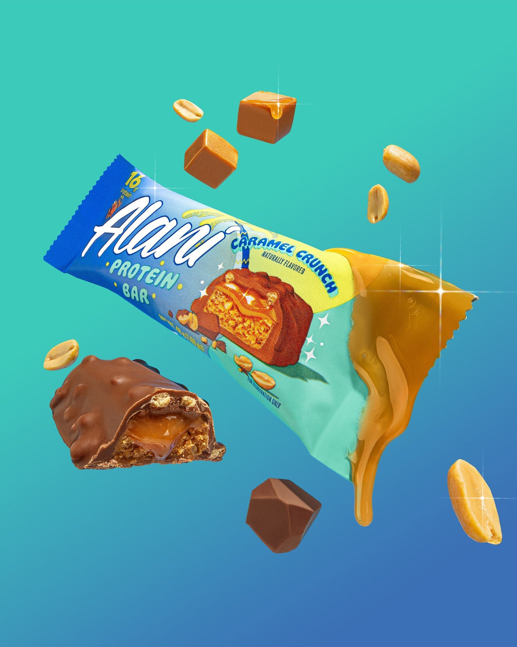 Alani Nu Protein Bar - Caramel Crunch Z5 - image 5