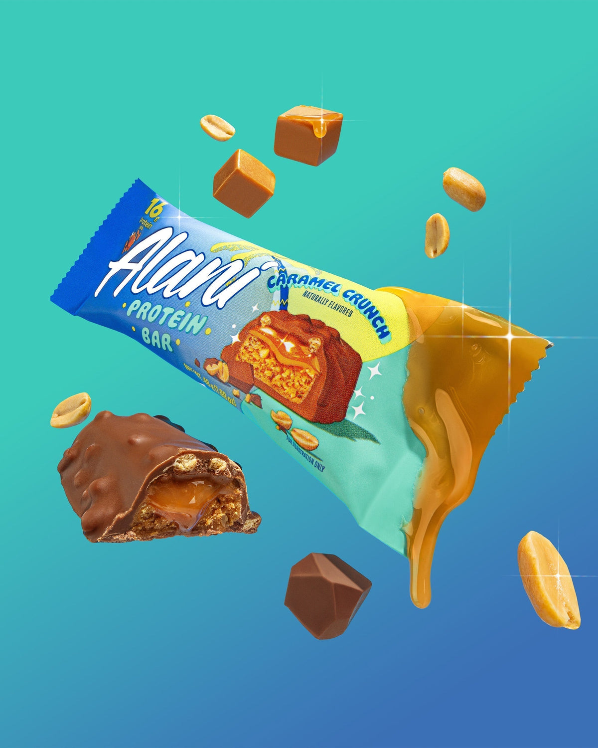 Alani Nu Protein Bar - Caramel Crunch Z5 - image 5