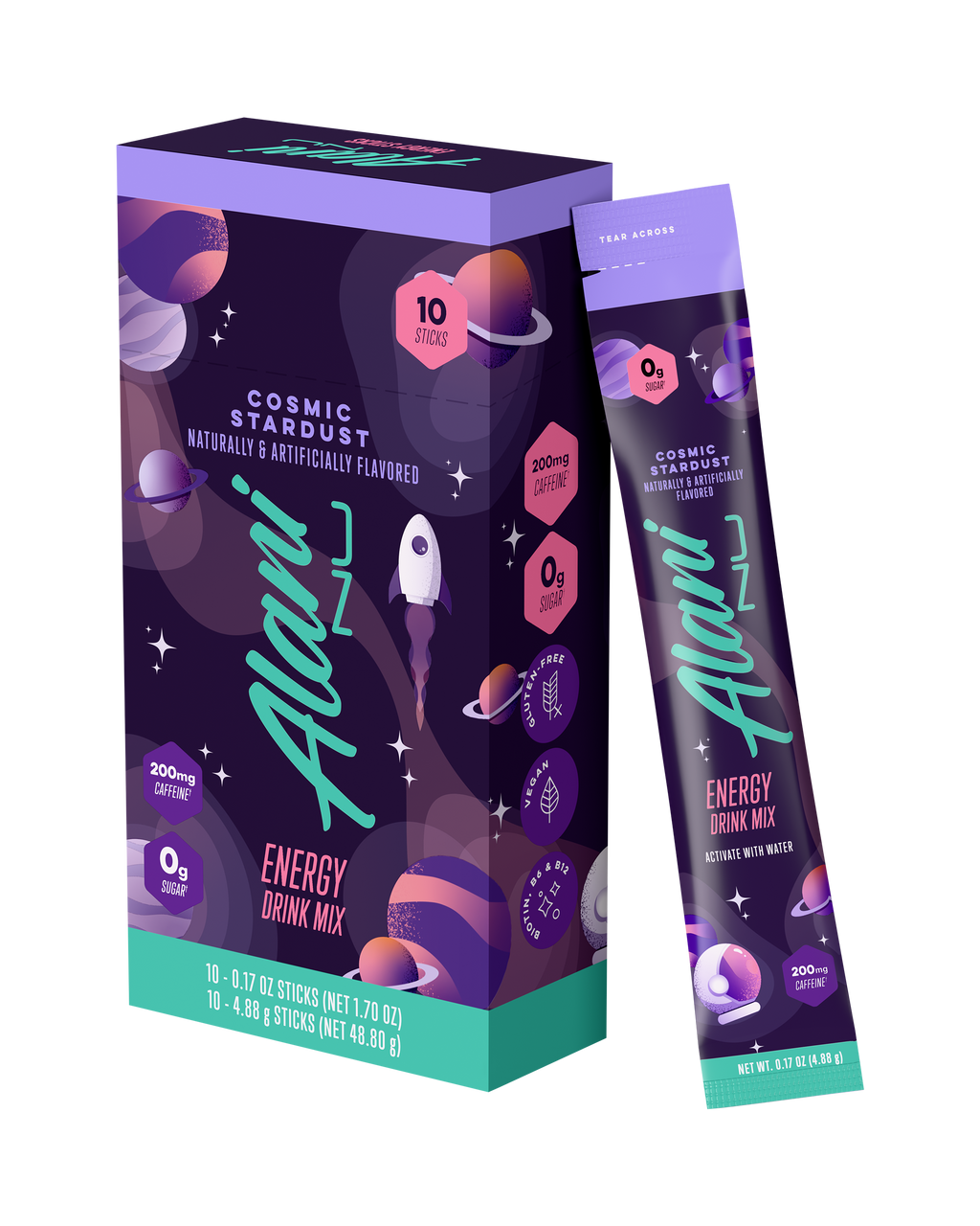 Alani Nu Energy Sticks - Cosmic Stardust E8 - image 2