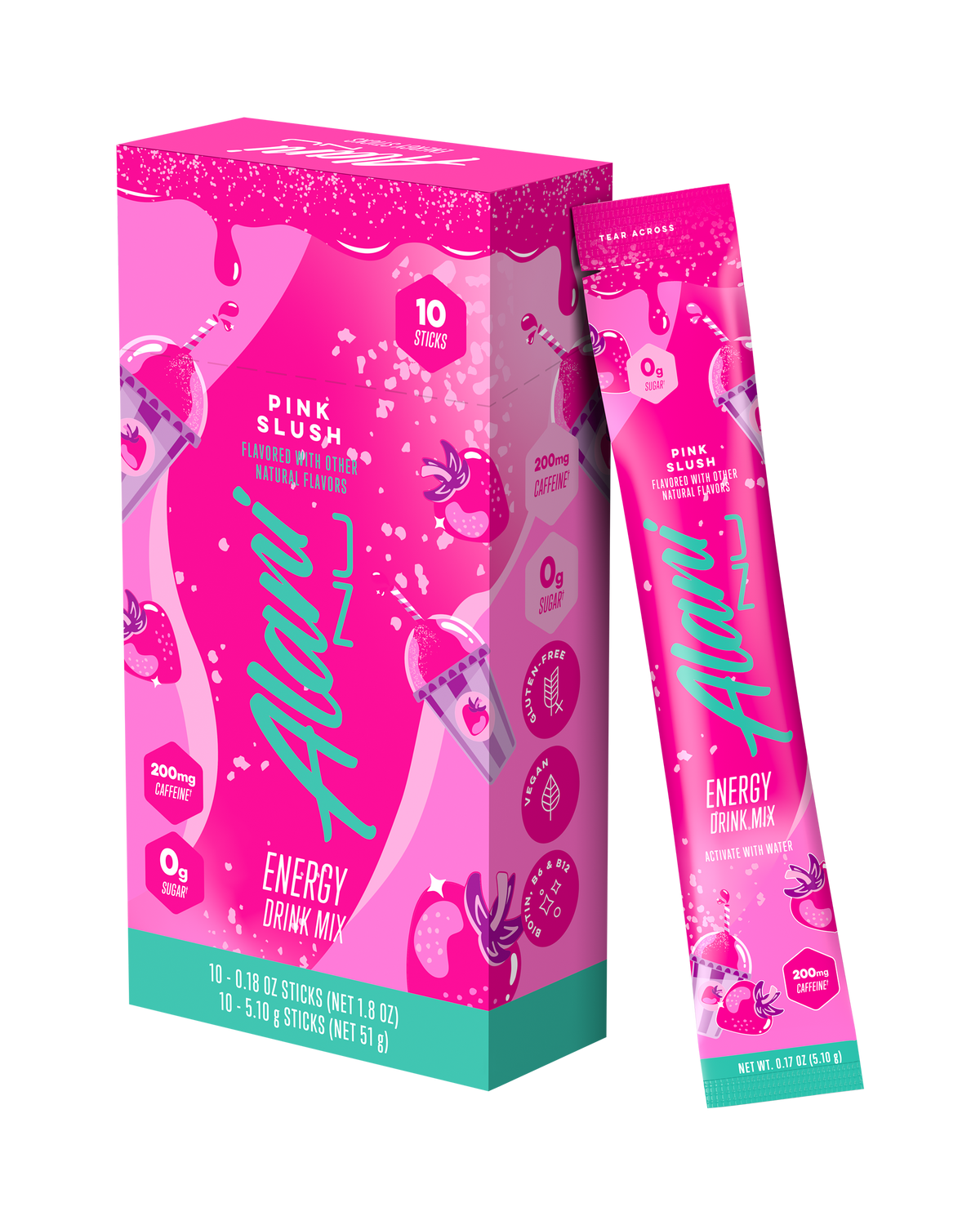 Alani Nu Energy Sticks - Pink Slush X9 - image 2