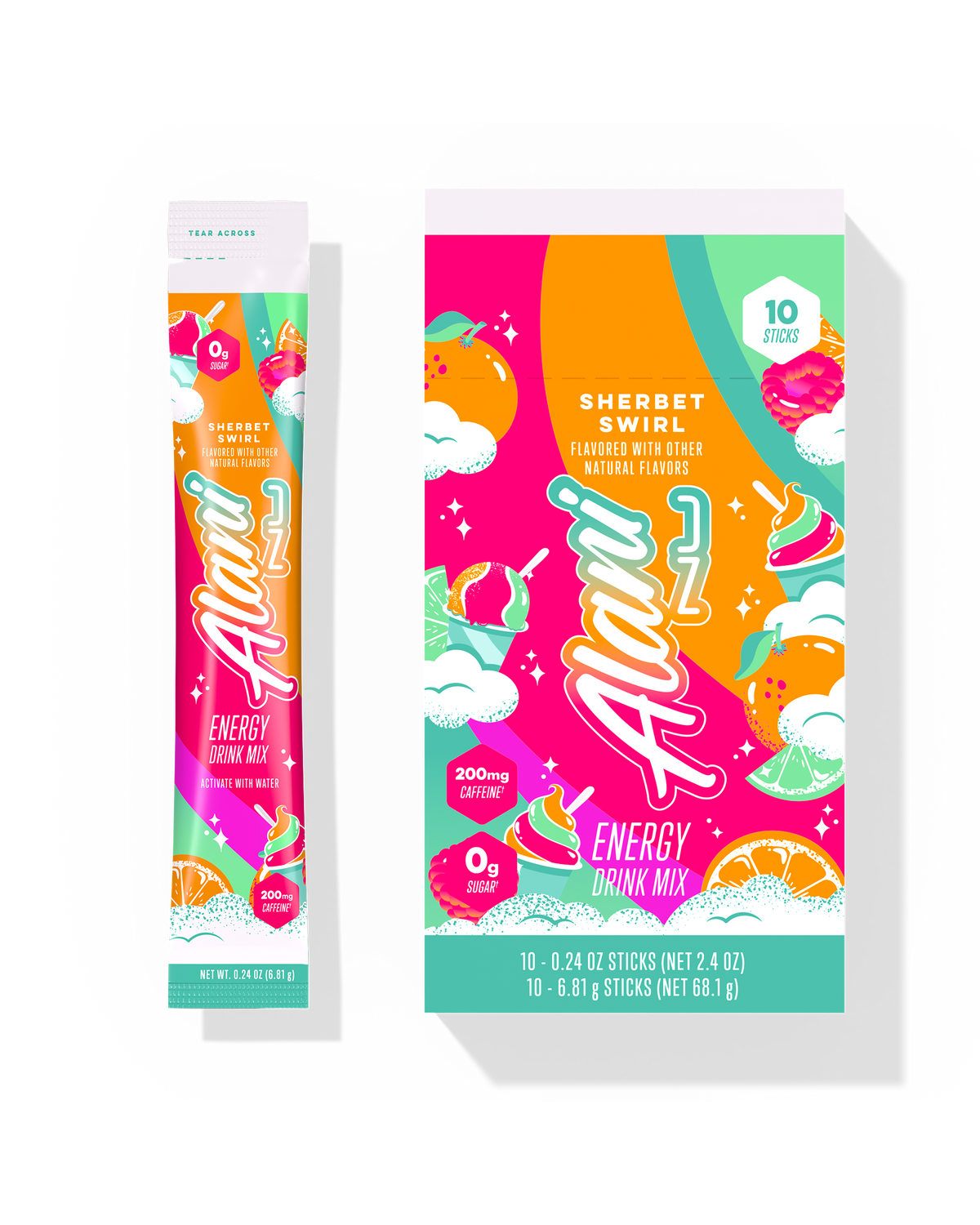 Alani Nu Energy Sticks - Sherbet Swirl K7 - image 1