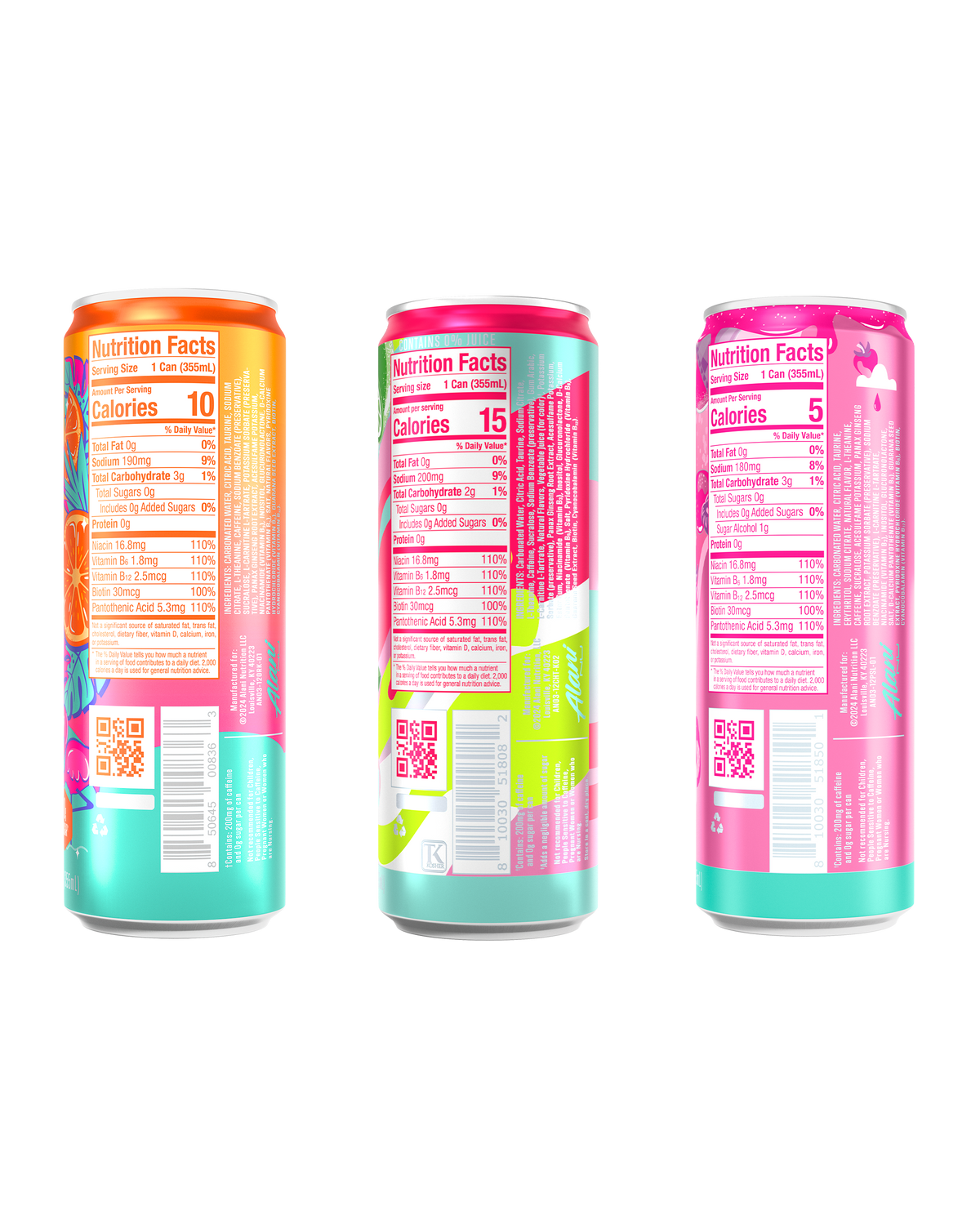 Alani Nu Energy Variety Pack - Sunshine Mix Z8 - image 3