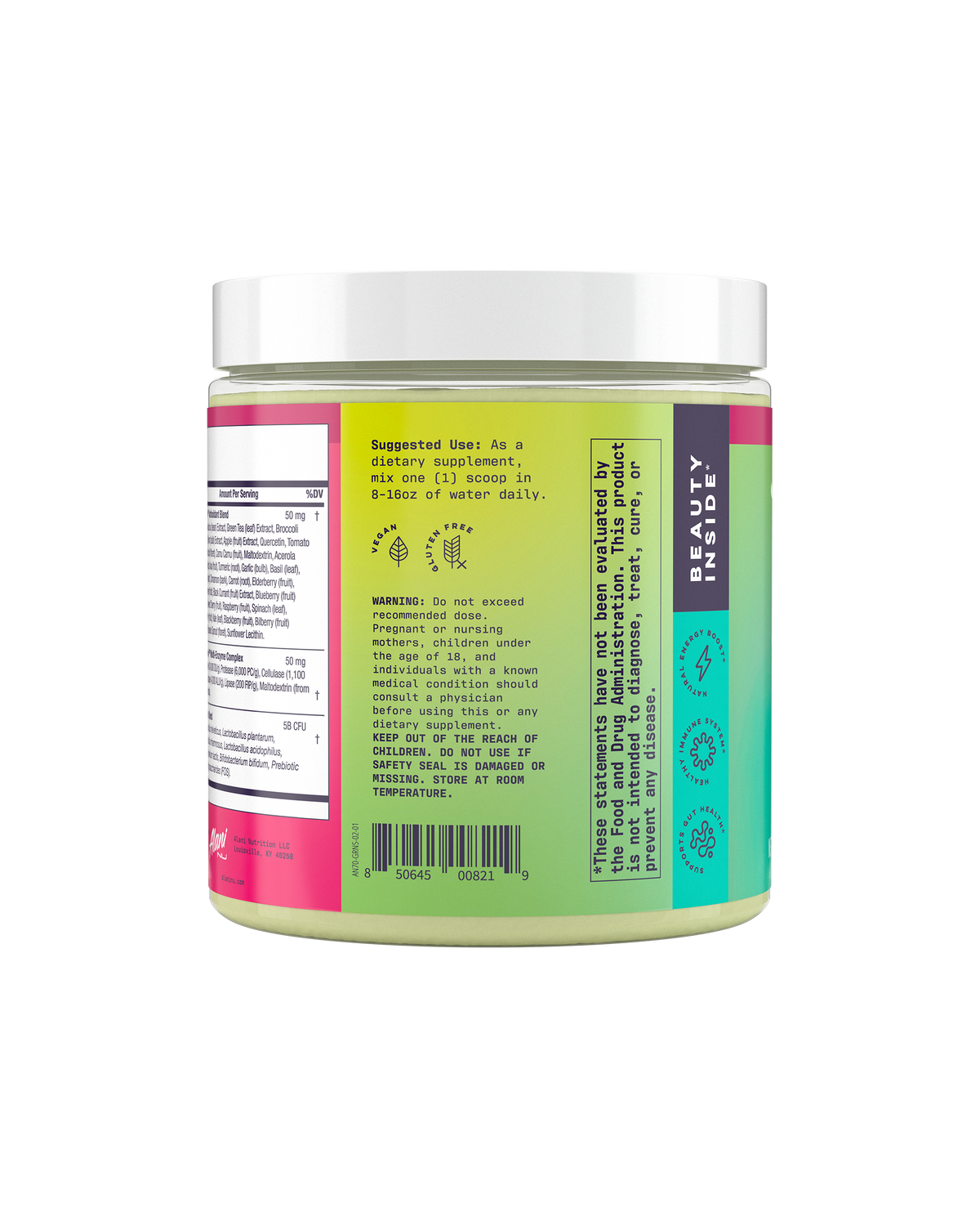 Alani Nu Super Greens - Wild Berry U4 - image 3