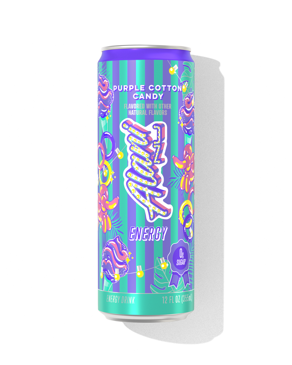 Alani Nu Energy Drink - Purple Cotton Candy N6 - image 1