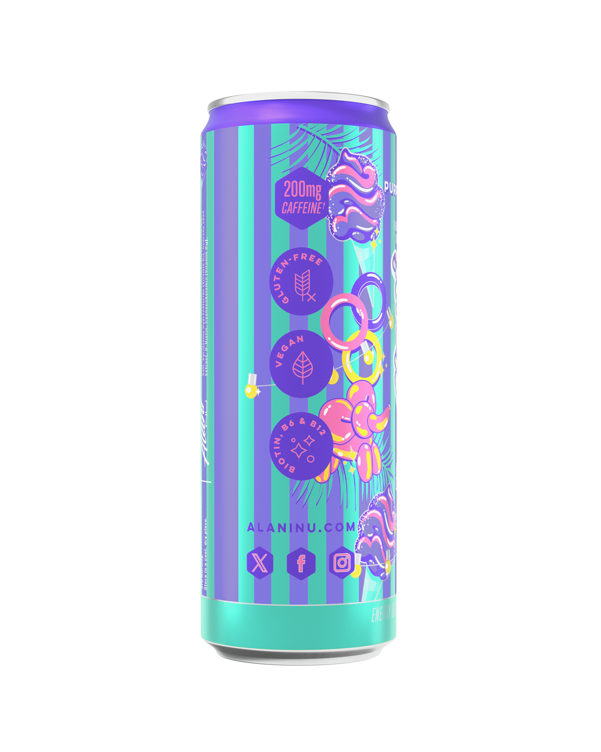 Alani Nu Energy Drink - Purple Cotton Candy N6 - image 2