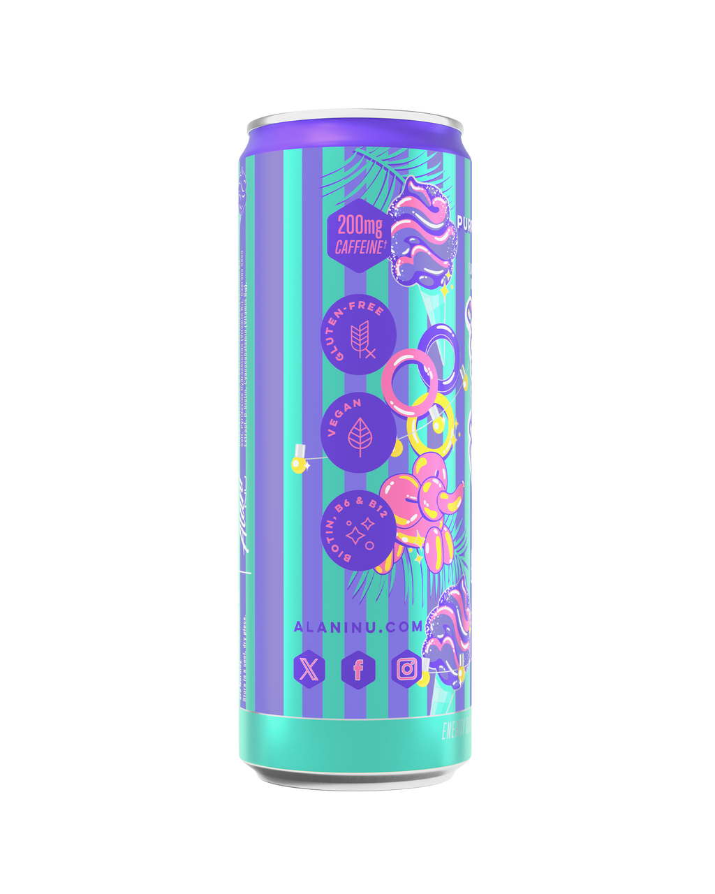 Alani Nu Energy Drink - Purple Cotton Candy S9 - image 2