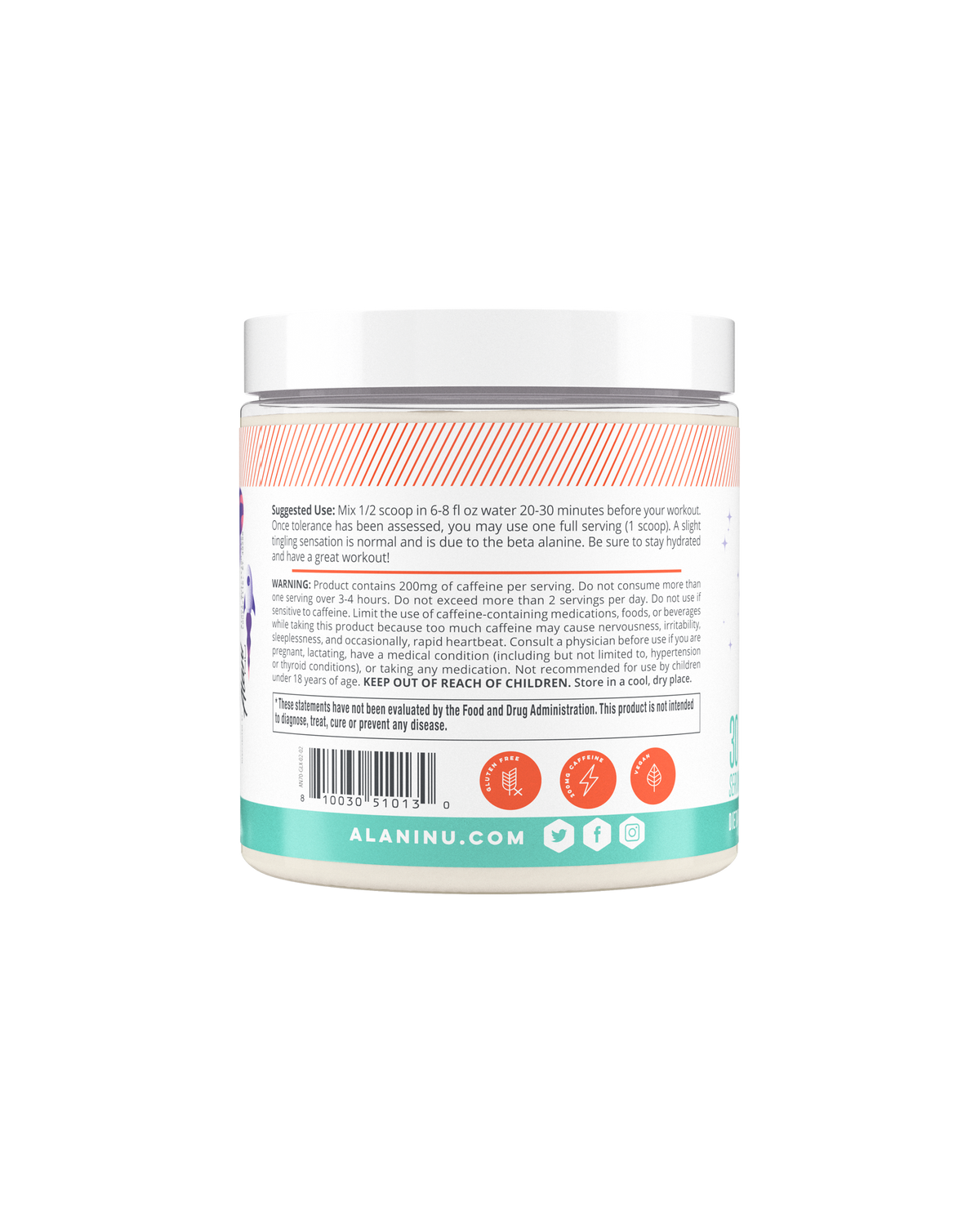 Alani Nu Pre-Workout - Galaxy Lemonade R0 - image 2